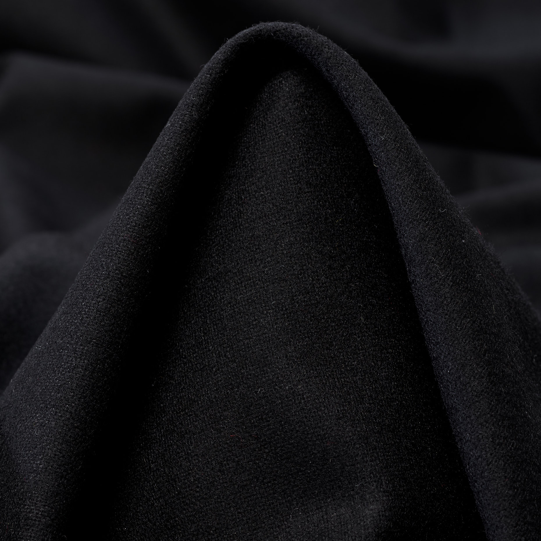 Flanela, Wełna, Stretch, Raven Black (F000042276)