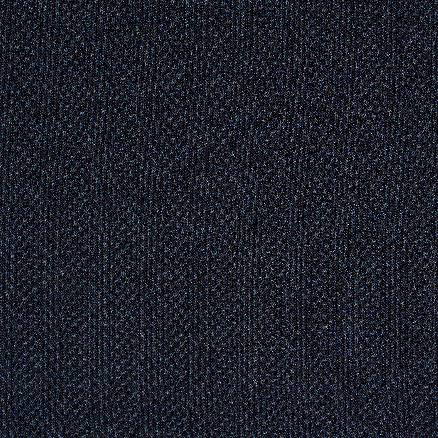 JERSEY, COTTON BLEND, HERRINGBONE, BLUE INDIGO (F000044271) - Texture