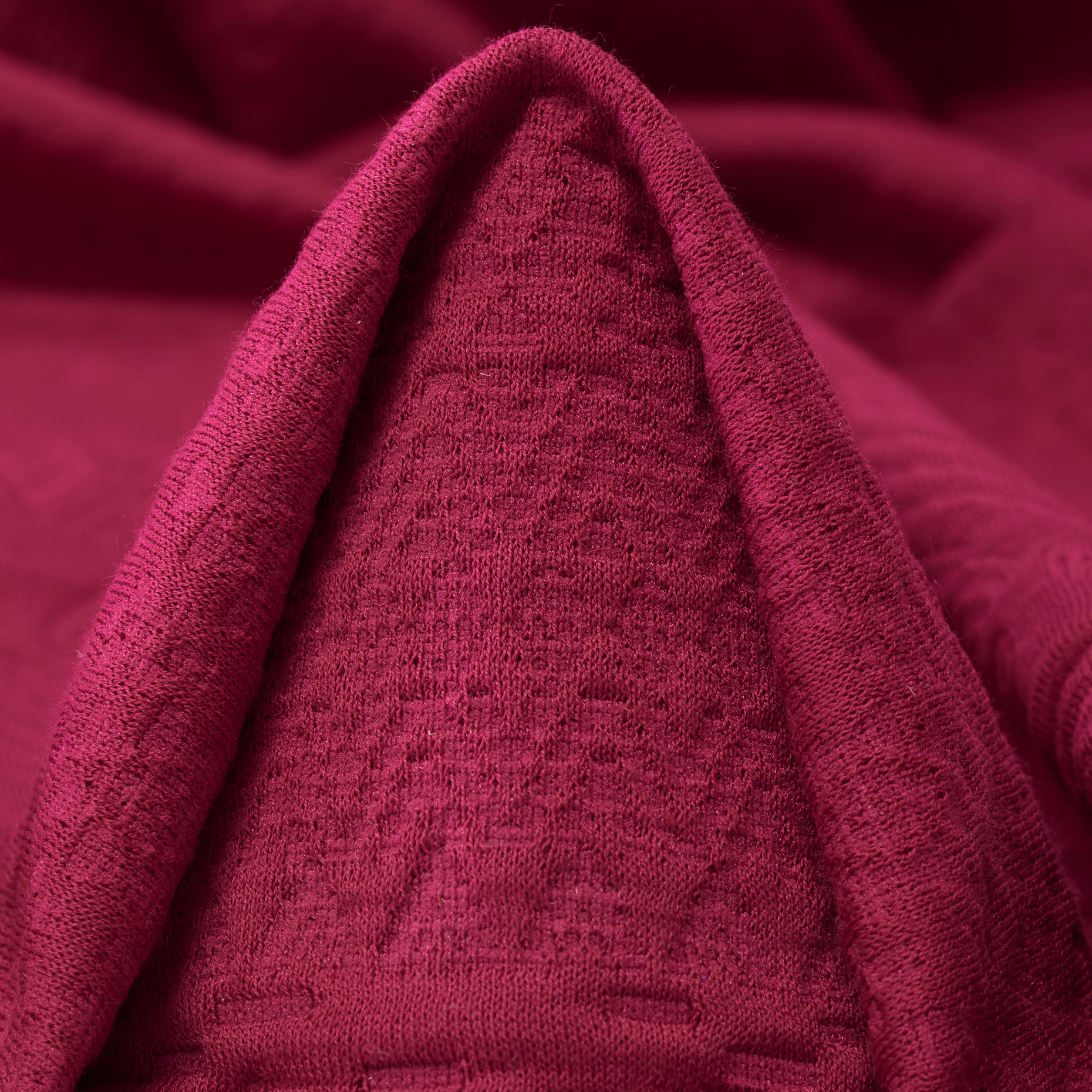 Jersey, Jacquard, Raspberry (F000015520)