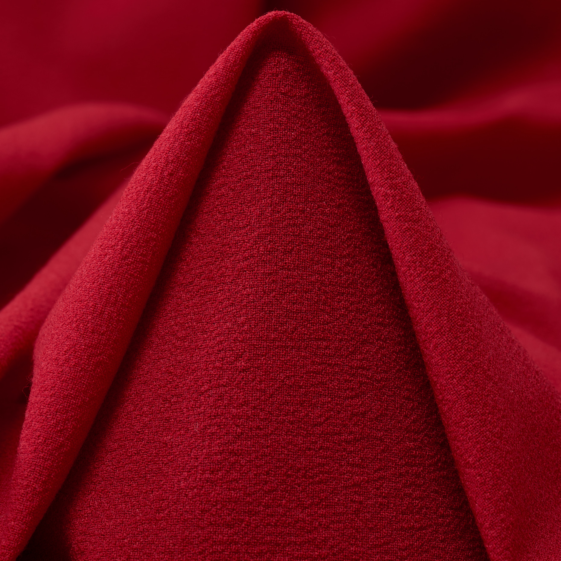 CRÊPE, WOOL, ELASTIC, TANGO RED (F000047767)