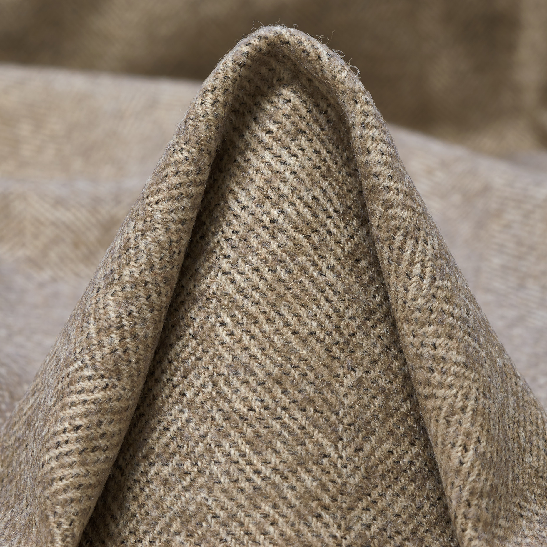 Herringbone, Virgin Wool, Field Of Rye (F000047456)