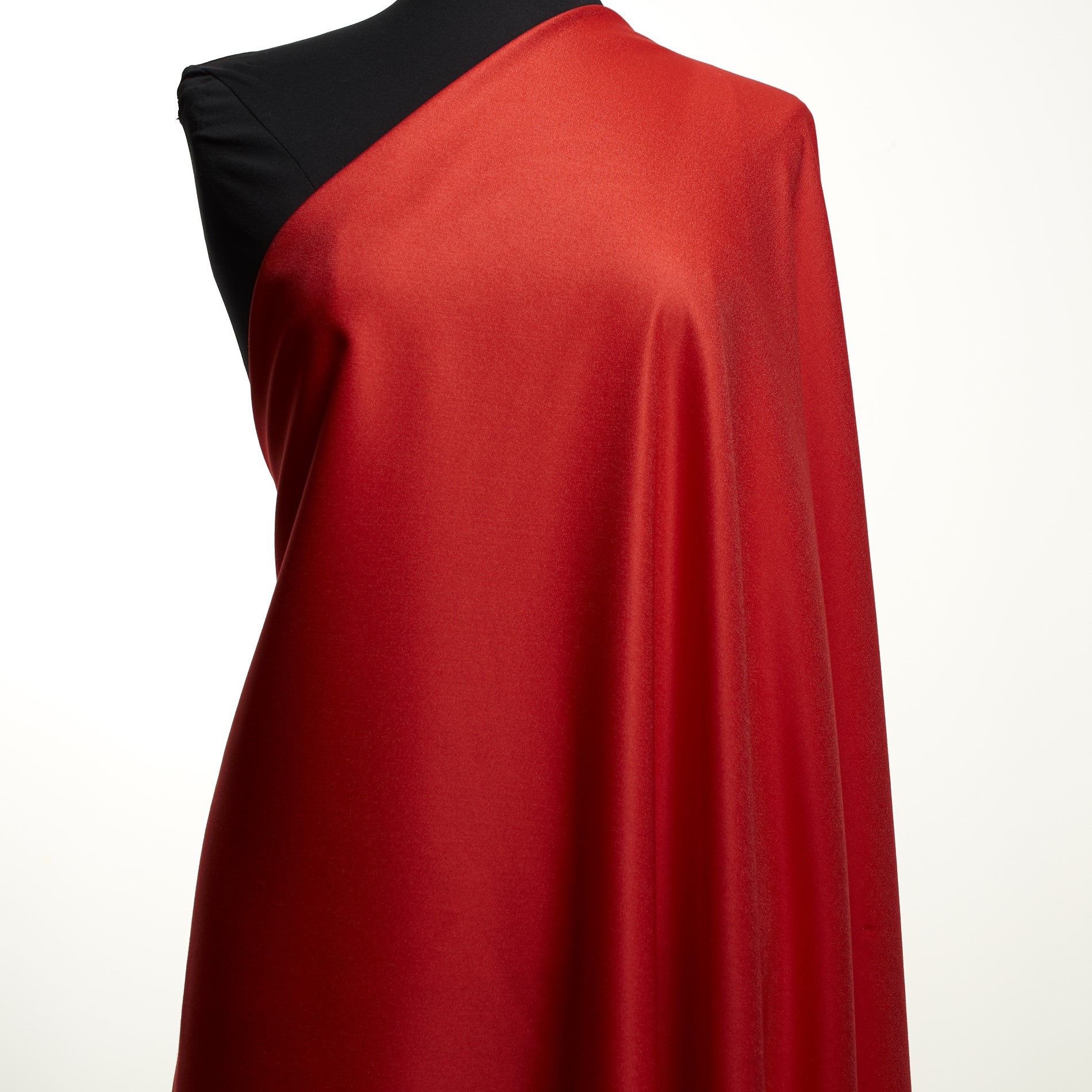 Double, Viscose , Elástique, Fiery Red&Brilliant White (F000033524) - Mannequin