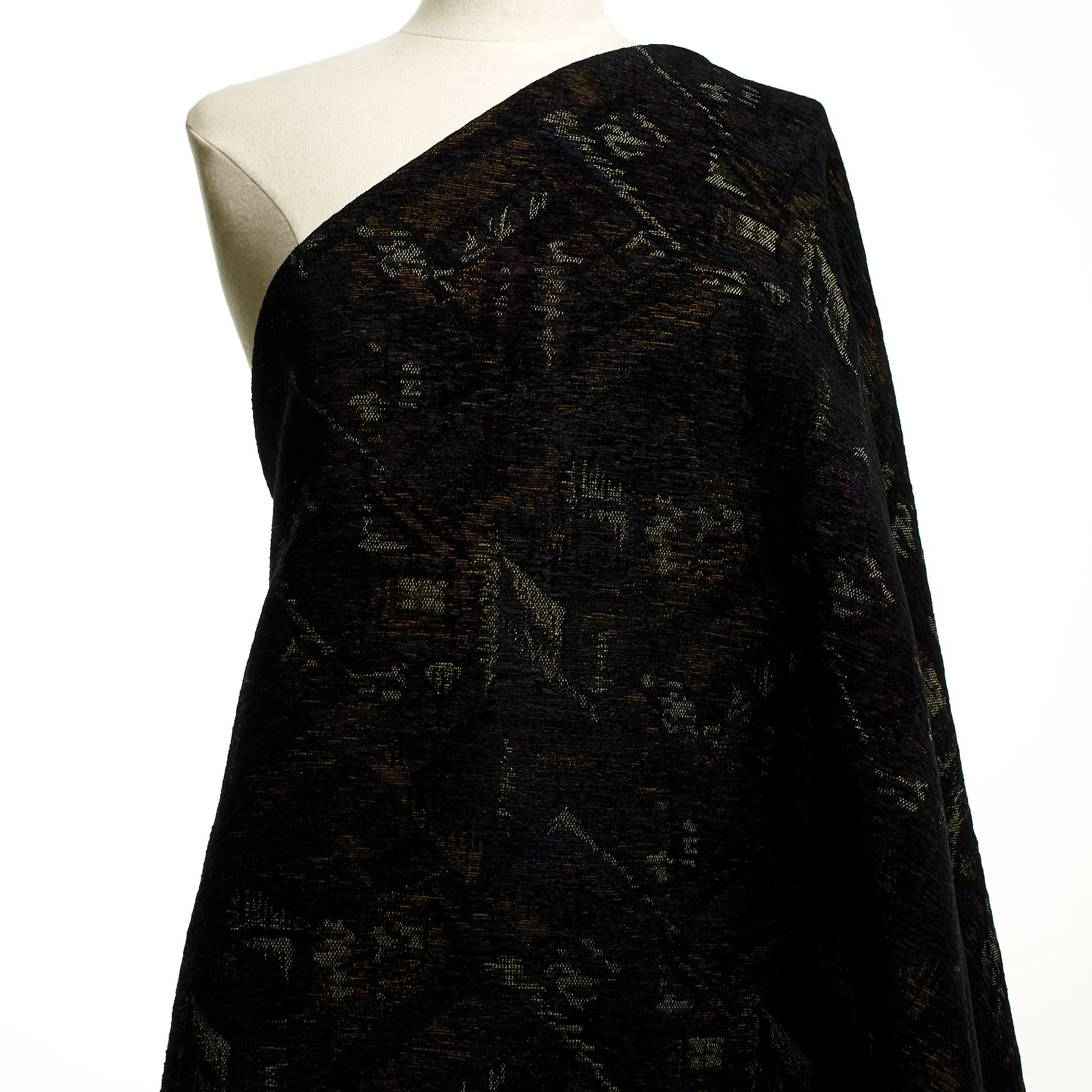 JACQUARD, COTTON BLEND, SAND&RAVEN BLACK (F000049604) - Mannequin