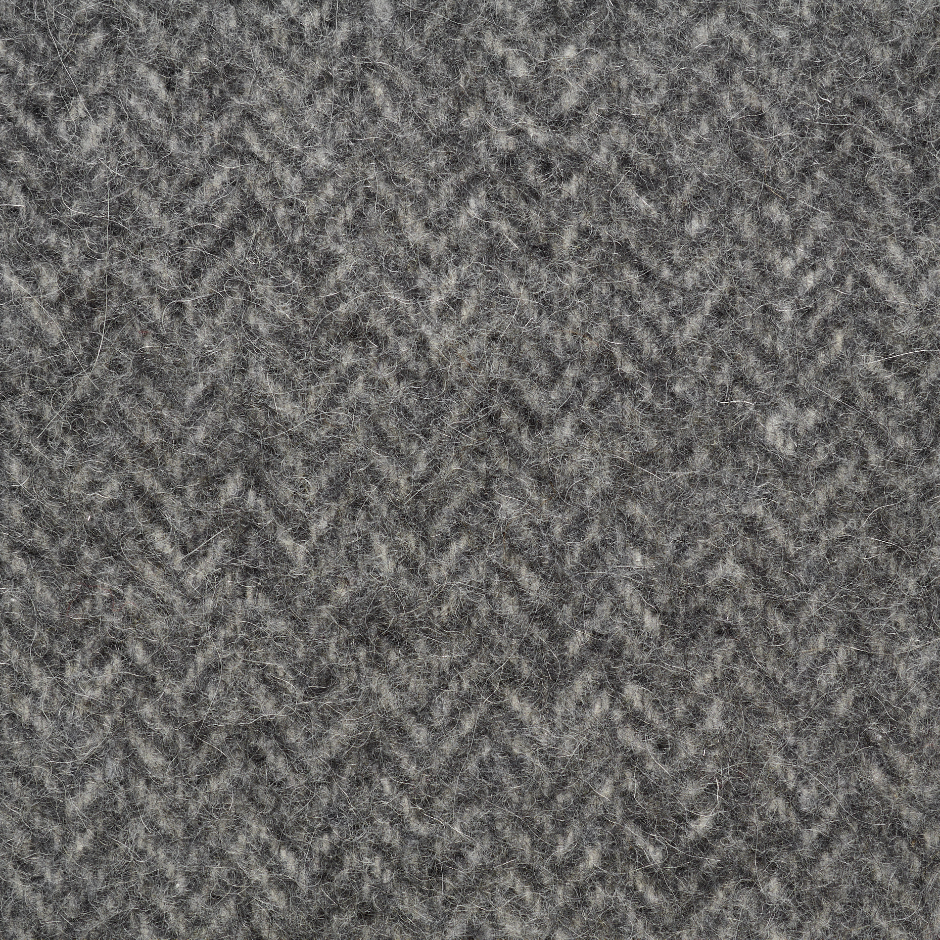 HERRINGBONE, WOOL BLEND, BRUSHED, STEEPLE GRAY (F000047657) - Texture