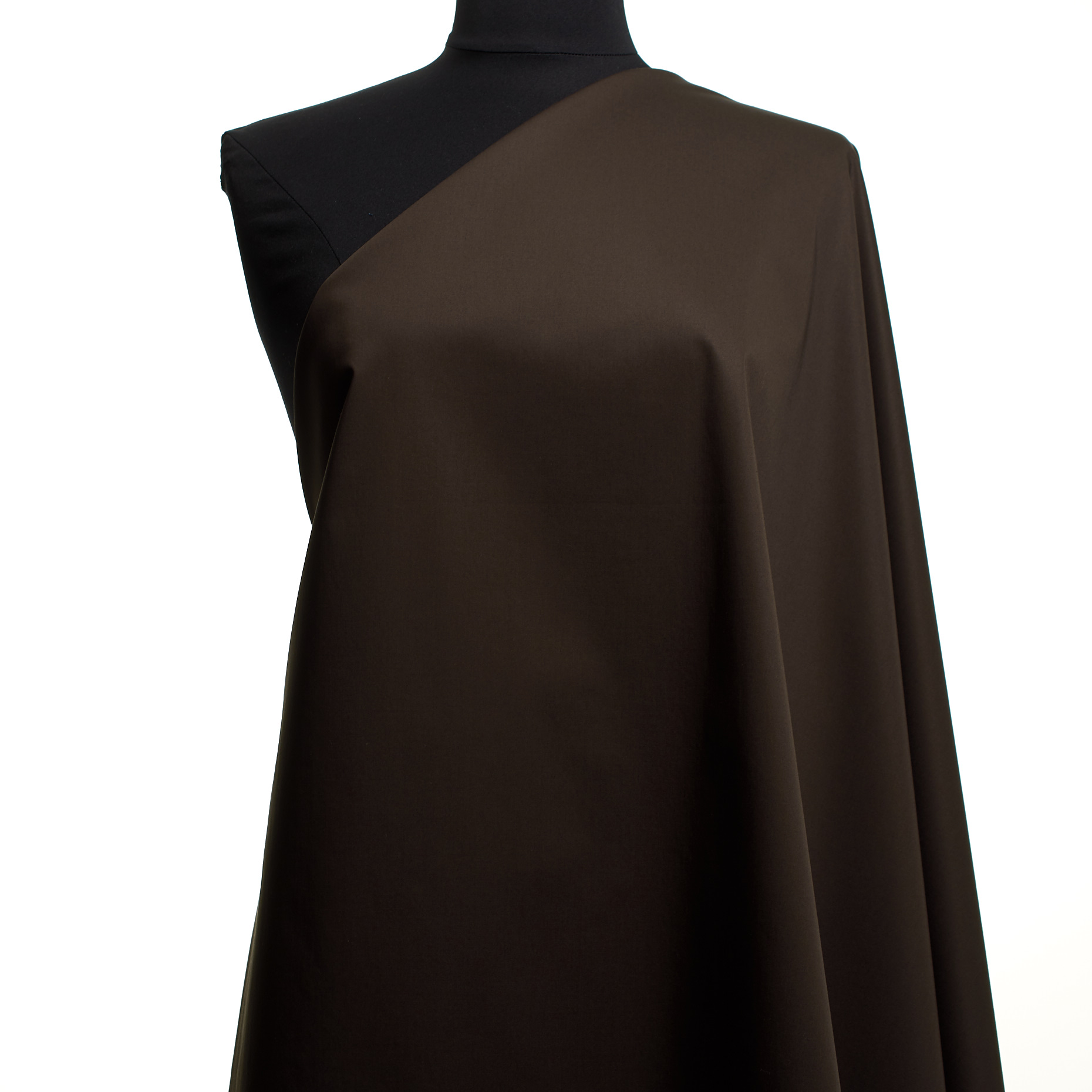 POPLIN, COTTON, ELASTIC, ESPRESSO (F000047276) - Mannequin