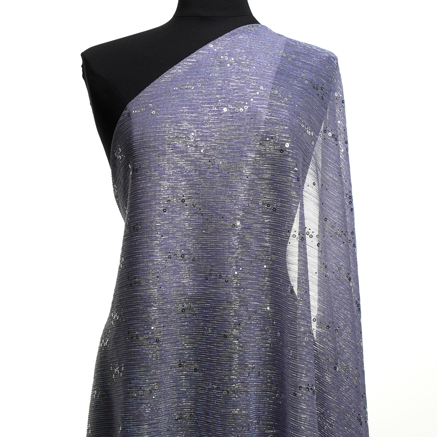 JERSEY, LUREX, SEQUIN, LAVENDER GRAY (F000048626) - Mannequin