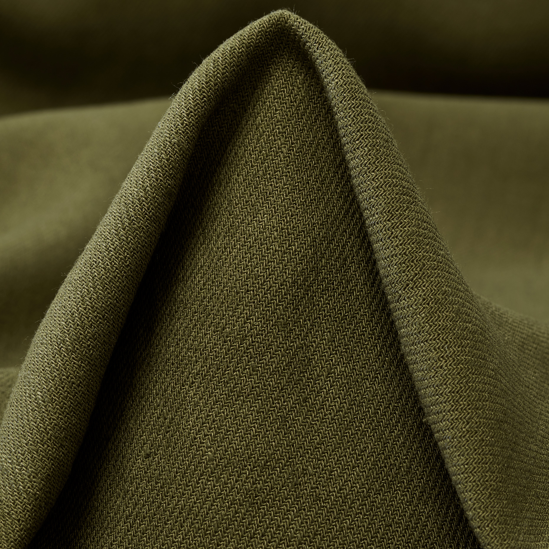 TWILL, LINEN, VISCOSE, CAPULET OLIVE (F000049534)