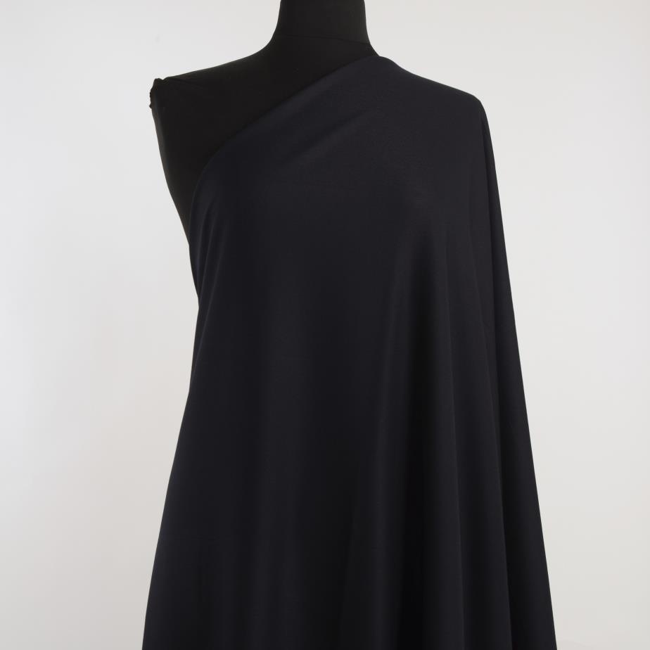 CRÊPE, VISCOSE BLEND, ELASTIC, BLUE NIGHTS (F000027226) - Mannequin