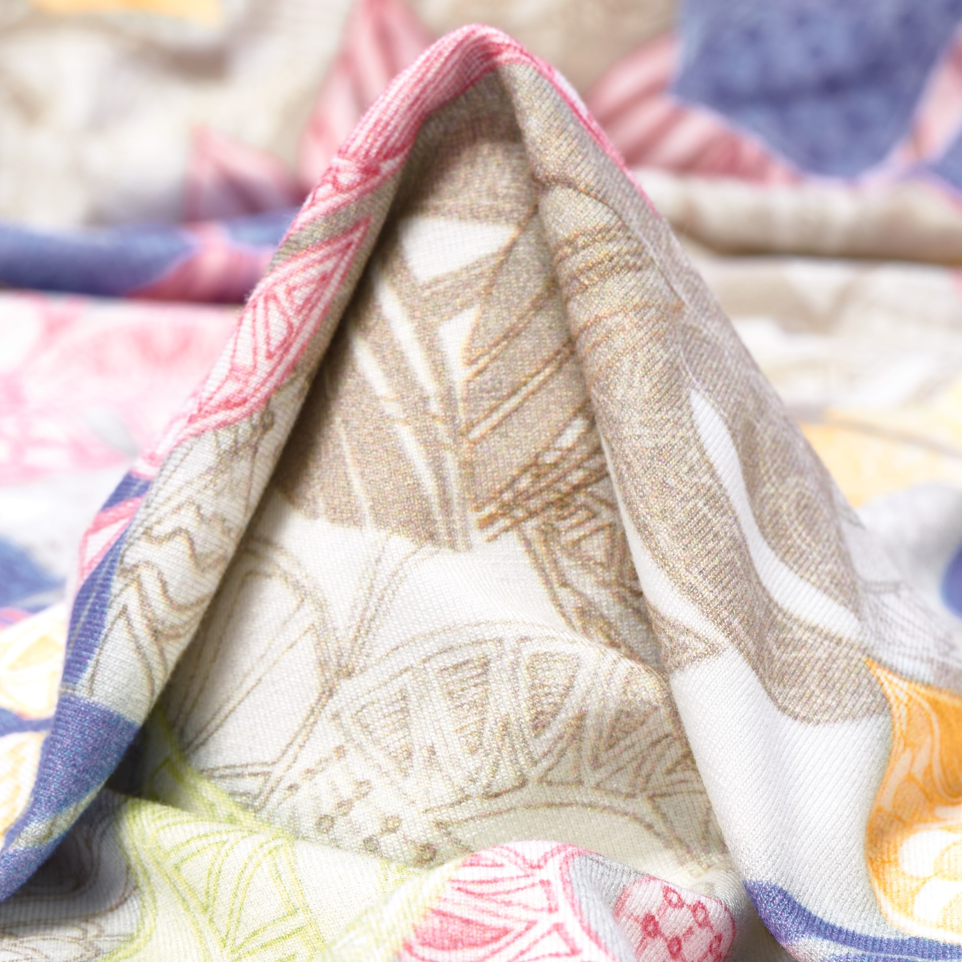 Single Jersey, Viscosa, Stampato, Multicolor