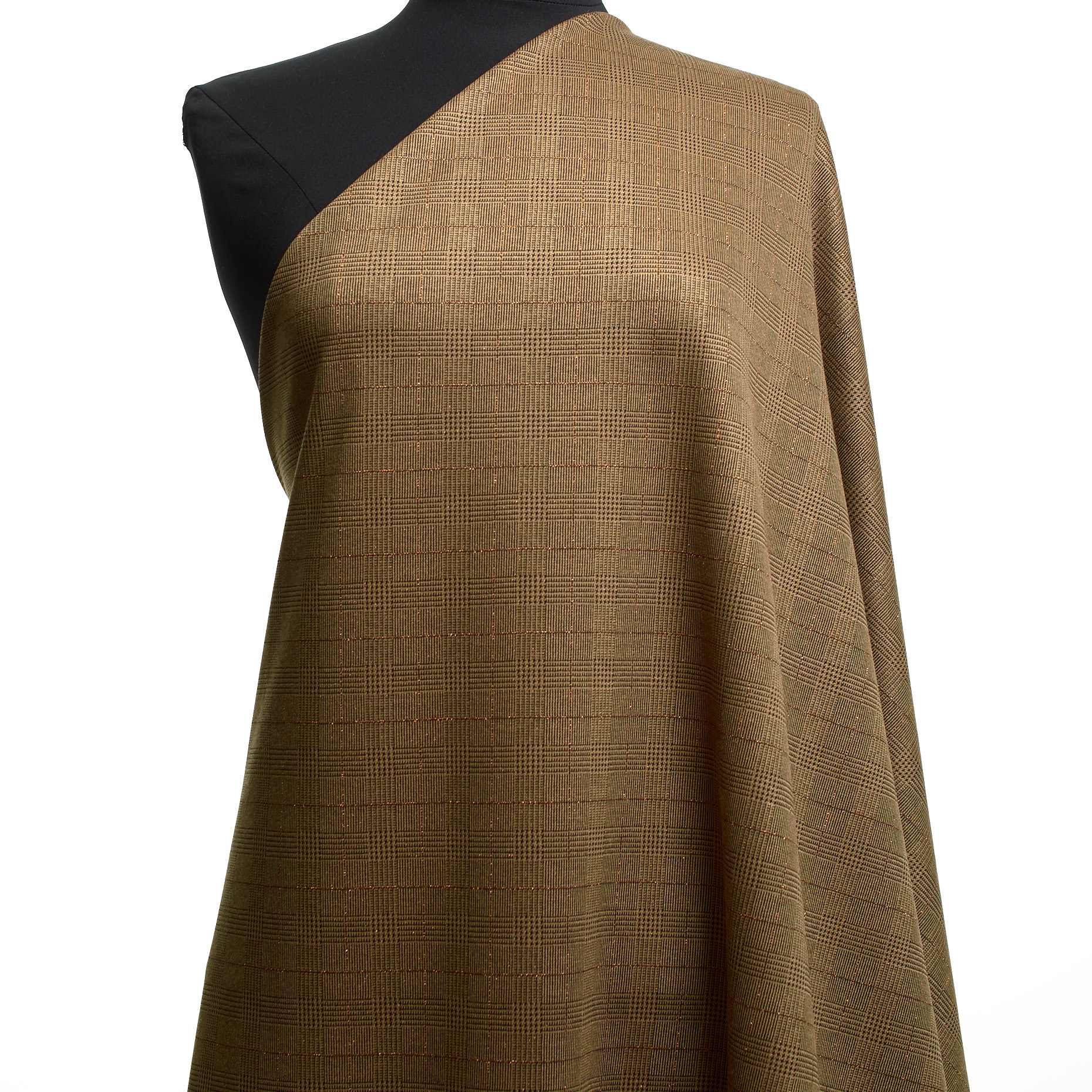 Jersey, Jacquard, Príncipe de Gales, Cinnamon (F000038461) - Maniquí