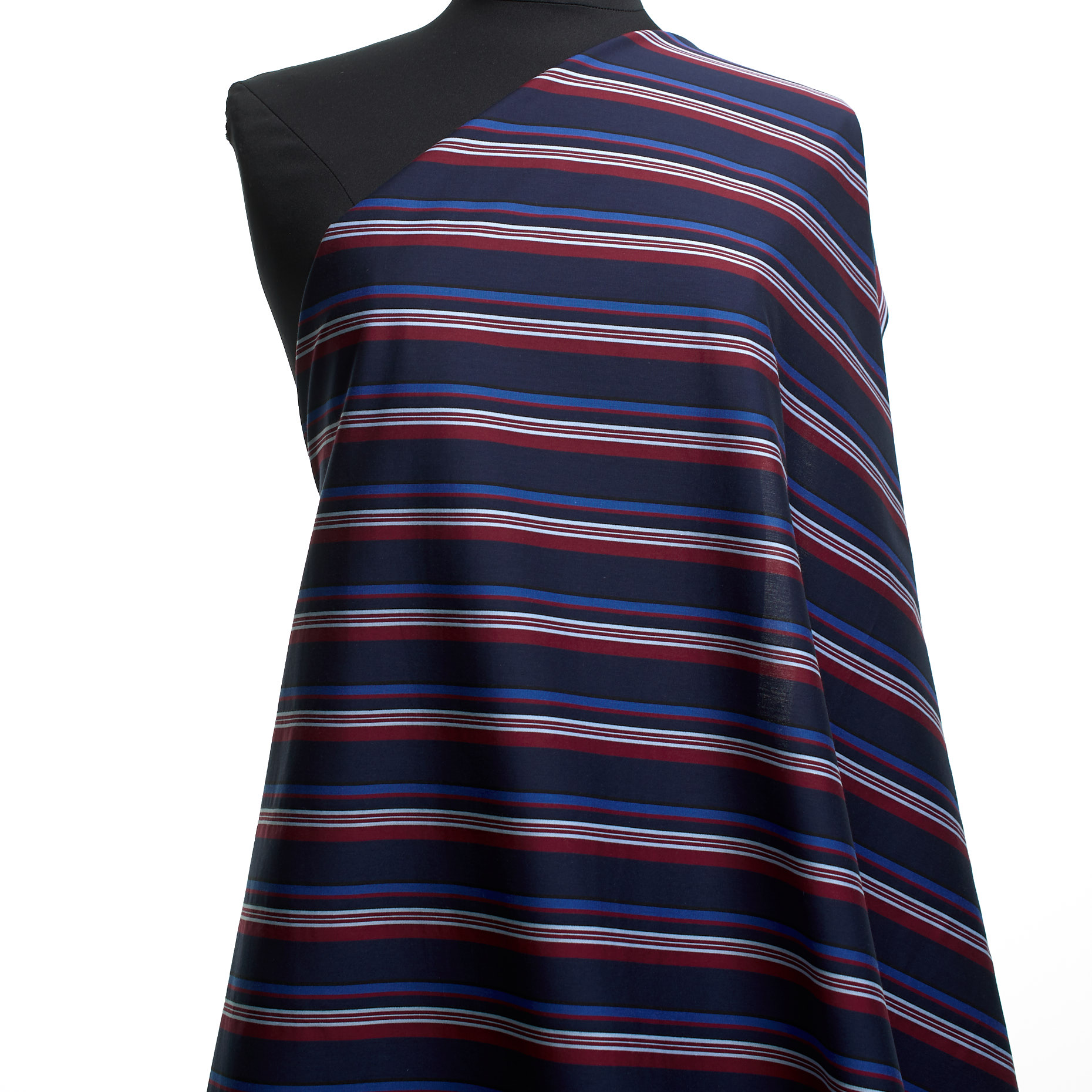 POPLIN, VISCOSE, ELASTIC, PARISIAN NIGHT&CABERNET (F000041574) - Mannequin