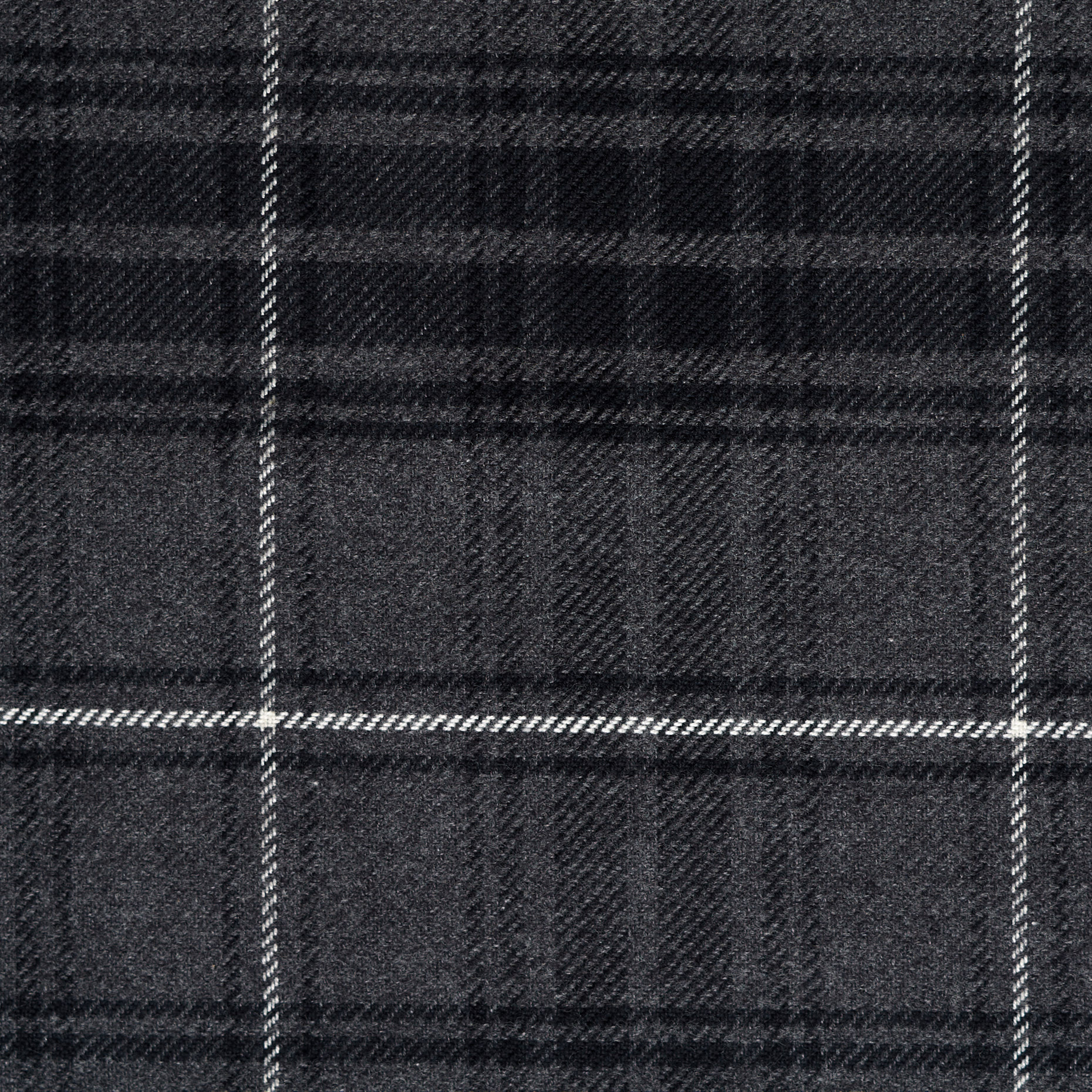 Flanela, Bawełna, Ramy, Iron Gate&Raven Black (F000039992) - Tkana