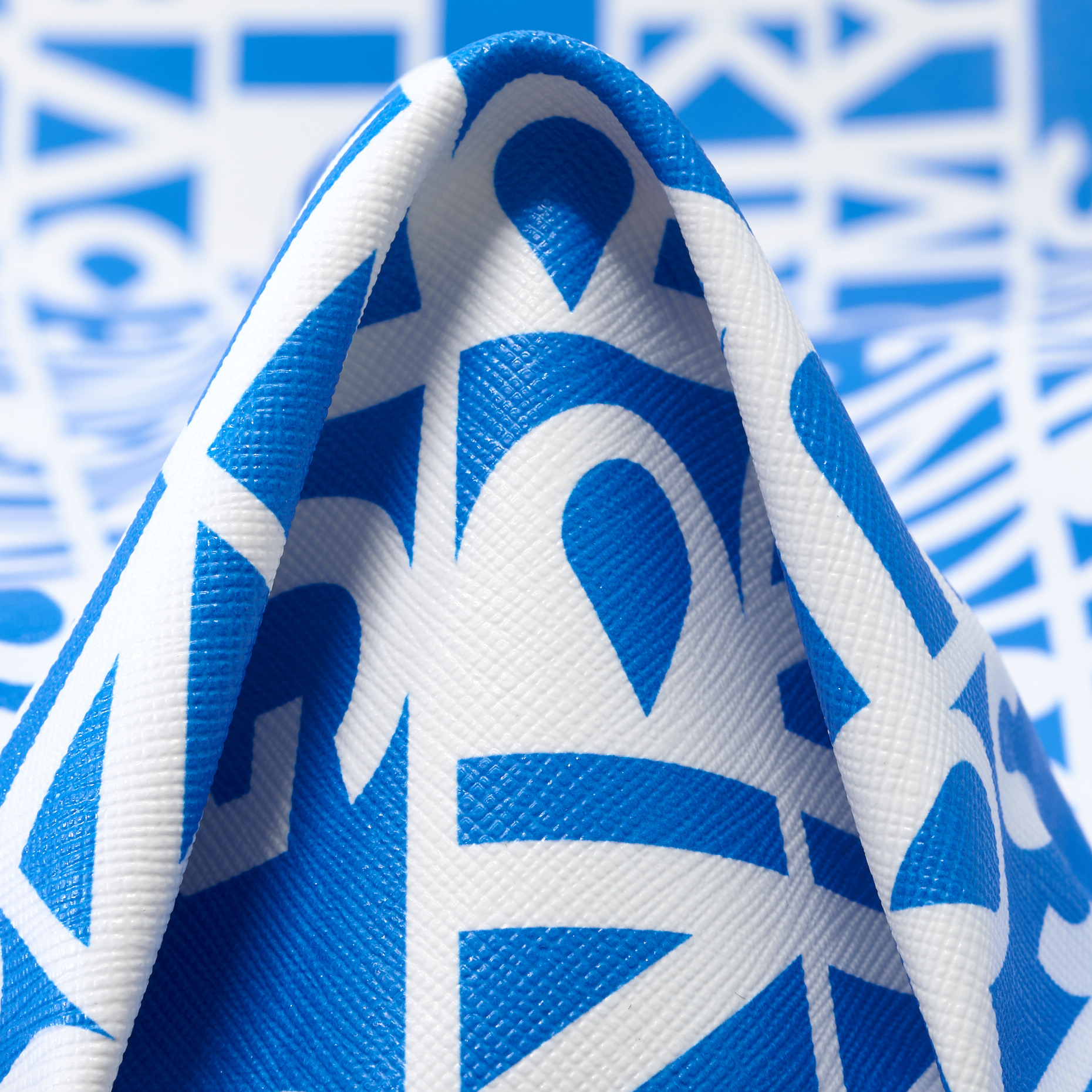 COTTON, COATED, PRINTED, IBIZA BLUE&BRILLIANT WHITE (F000048517)