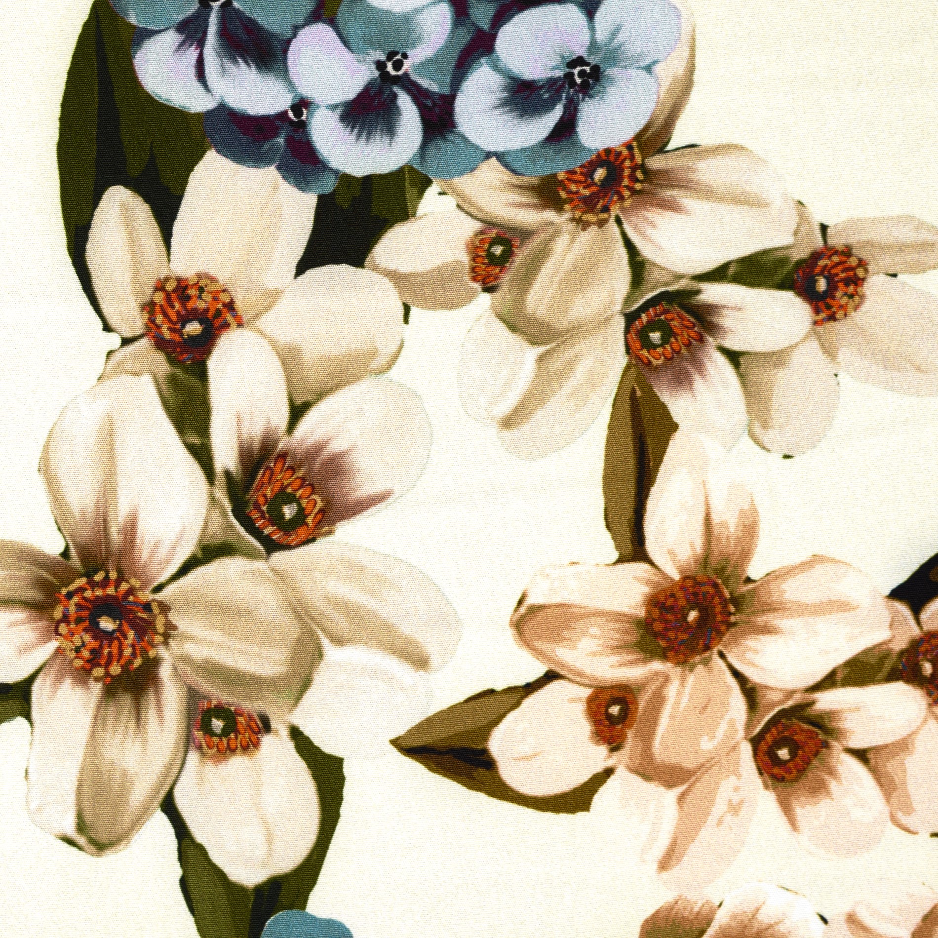 TECHNO STRETCH, PRINTED, IVORY&POWDER BLUE (F000031166) - Texture