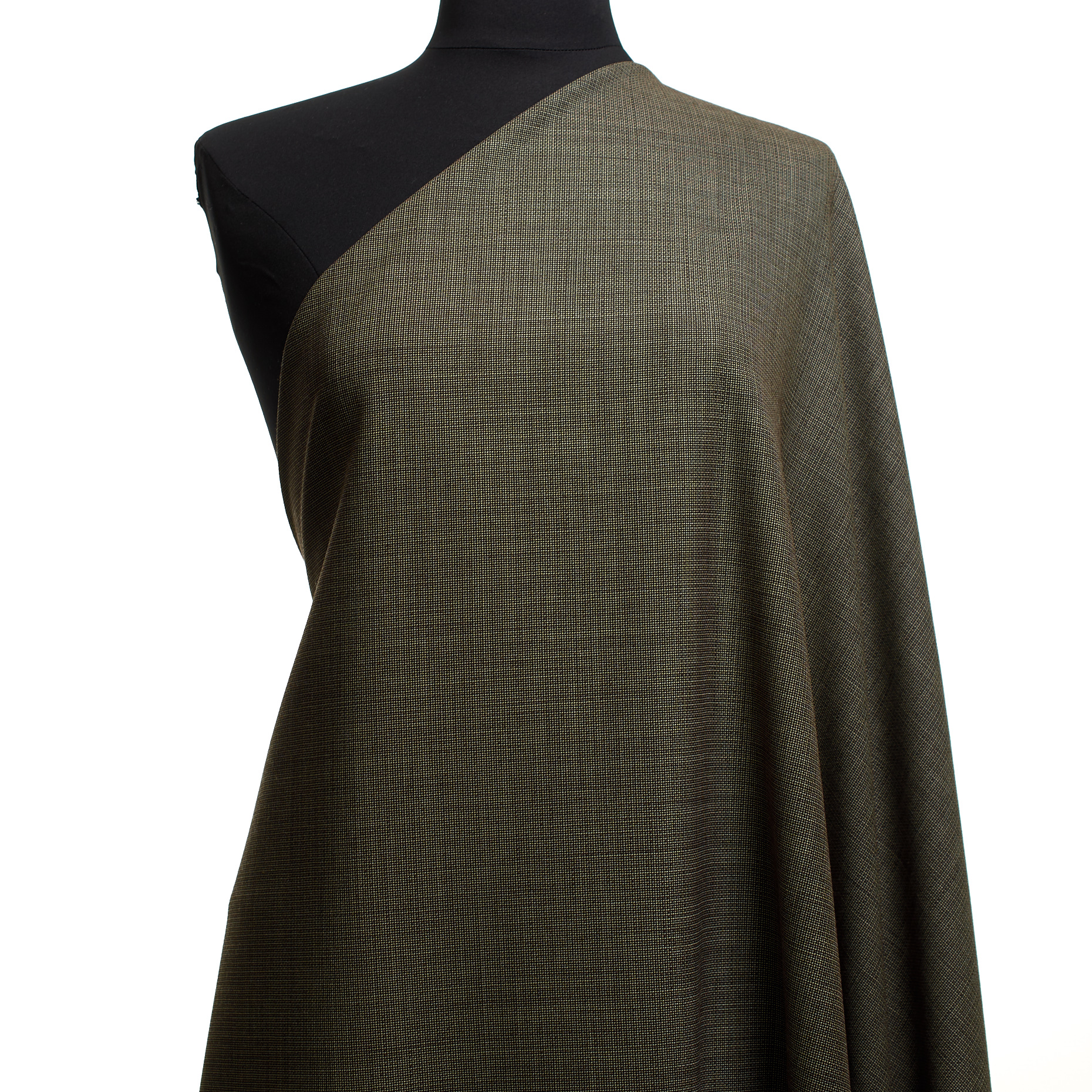 COOL WOOL, MELANGE, CHOCOLATE&IVORY (F0001222) - Mannequin