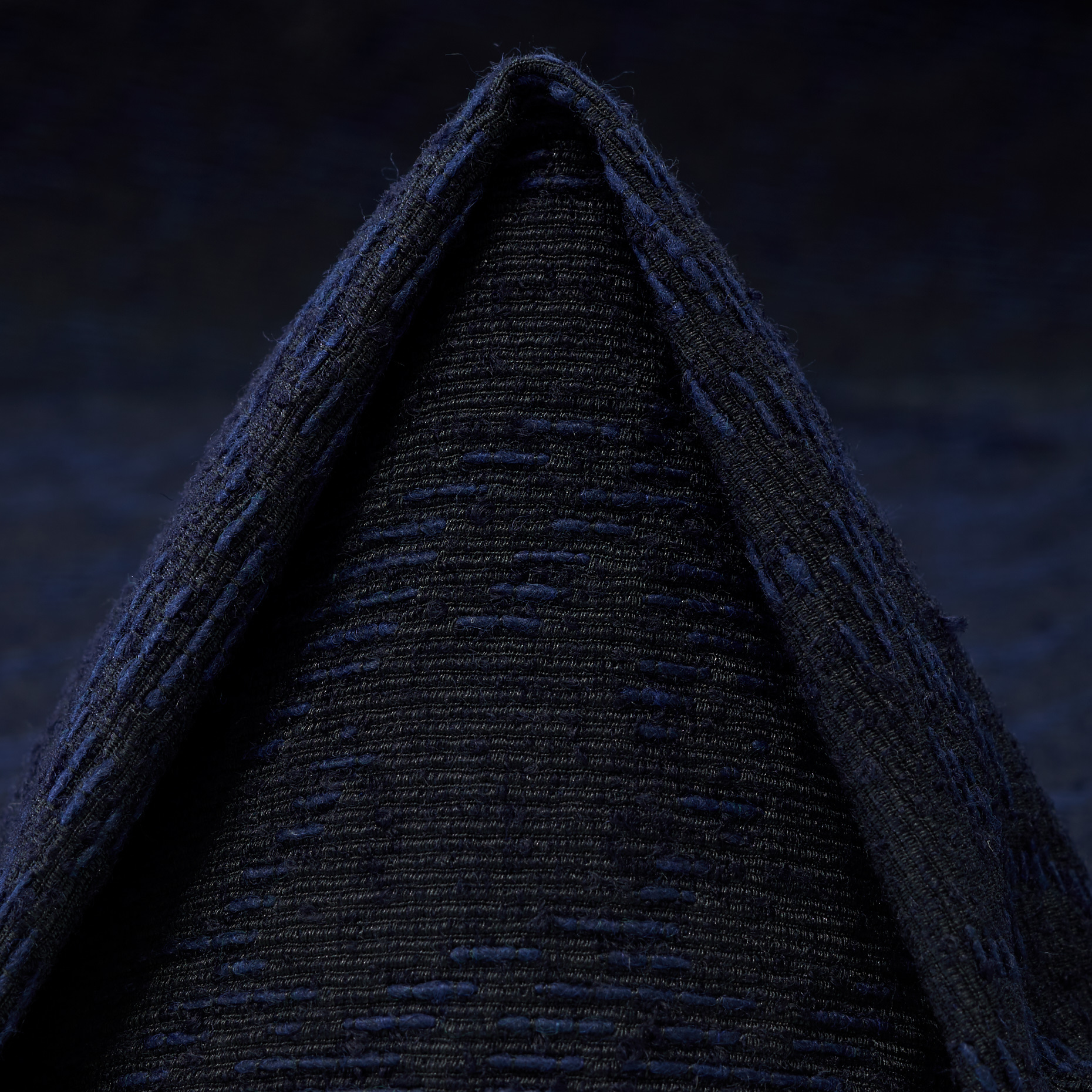 JACQUARD, COTTON BLEND, JET BLACK