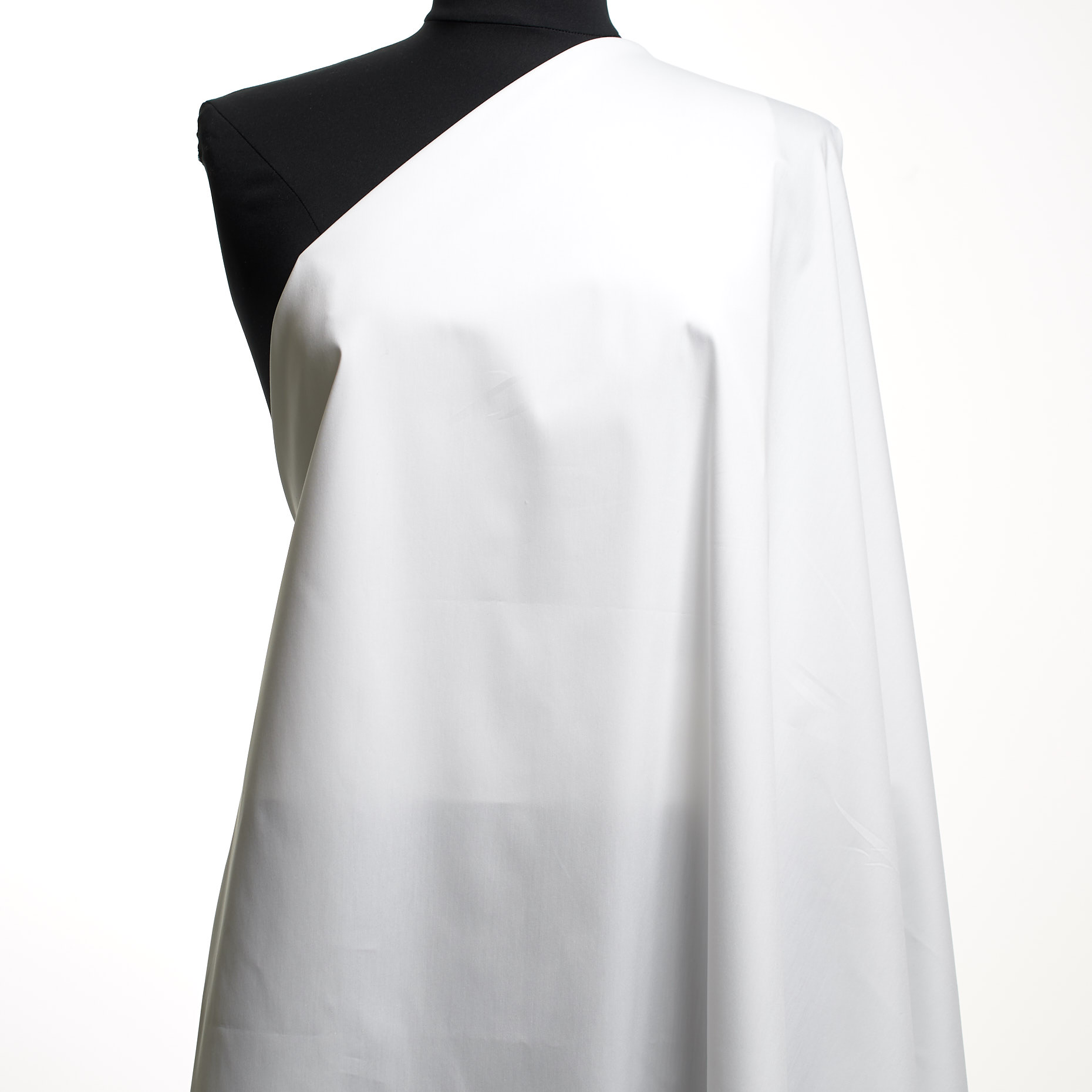 Popelín, Algodón, Elástico, Brilliant White (F000043984) - Maniquí