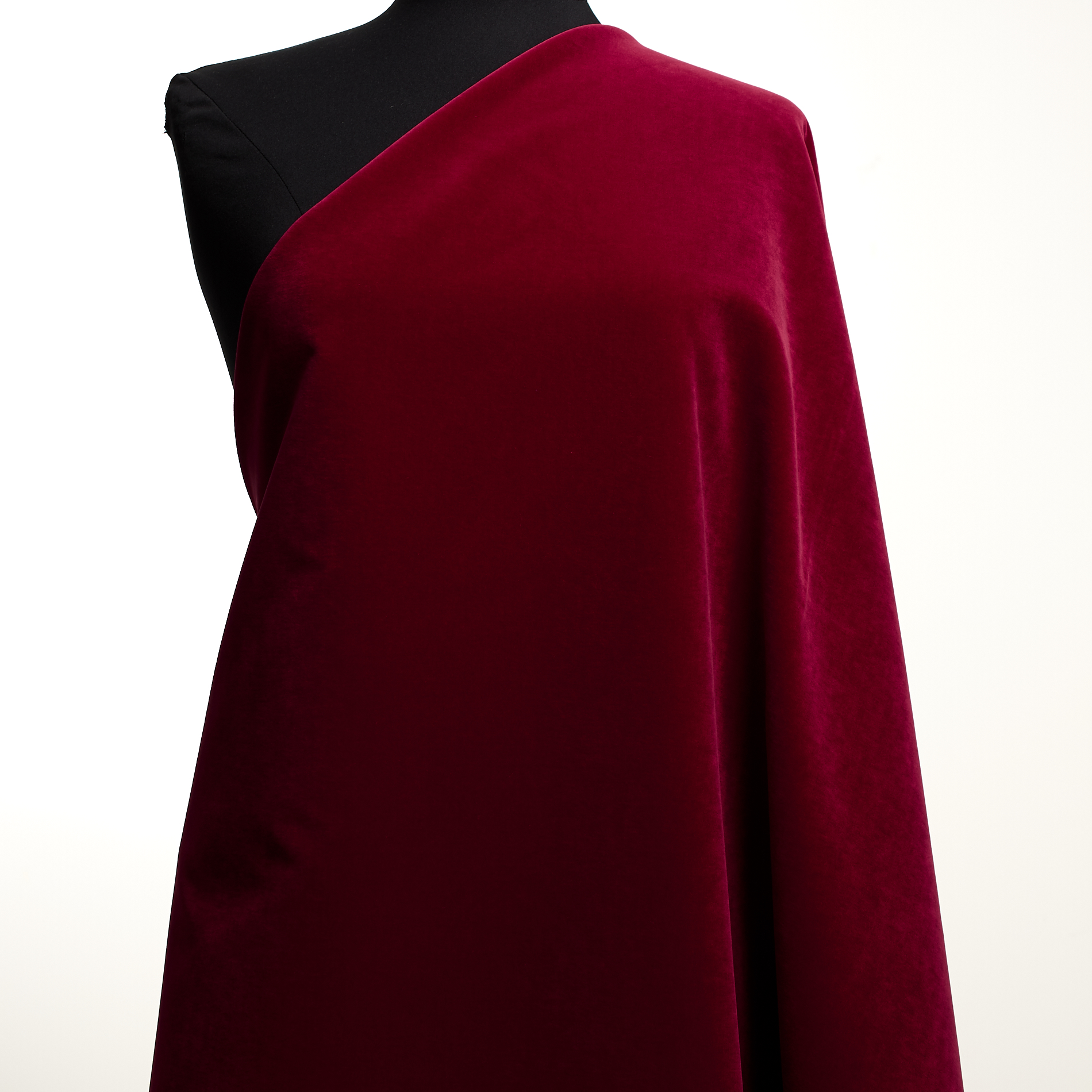 Бархат, Хлопок, Raspberry (C0002410) - Манекен