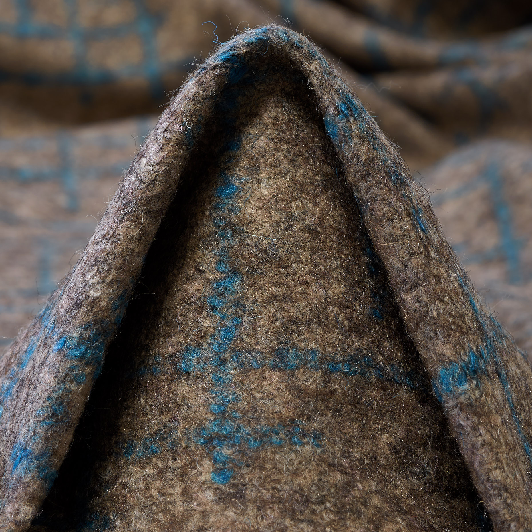 Jersey, Lana, Stampato, Taupe&Lagoon (F000030348)