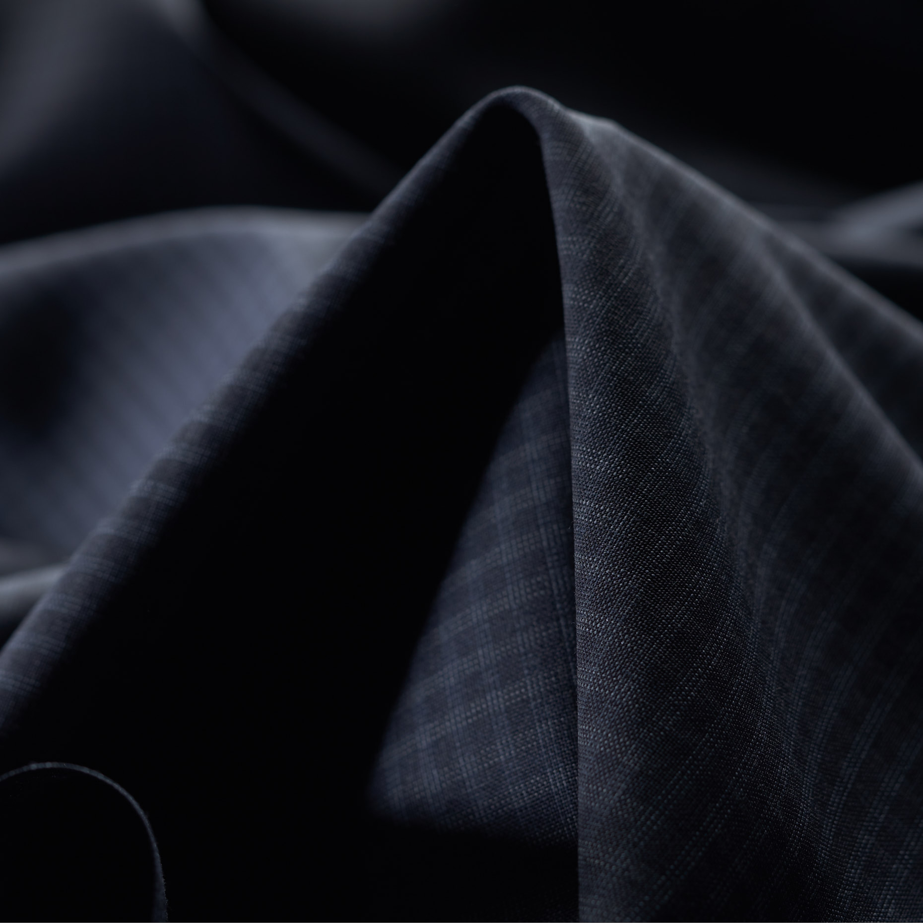 COOL WOOL, CHECK, DARK SAPPHIRE (F000024166)