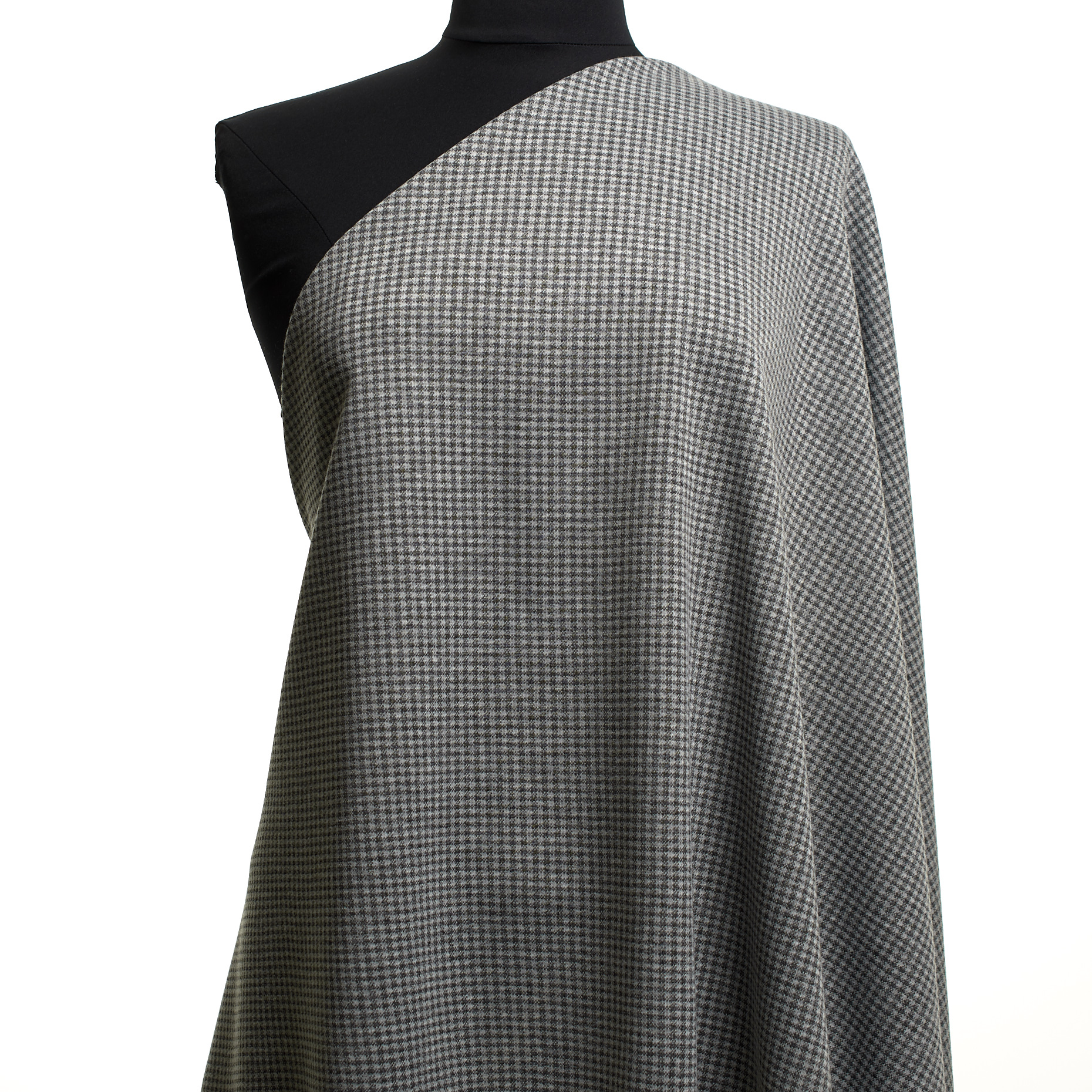 JERSEY, VISCOSE, MICRO DESIGN, STEEL GRAY&VAPOR BLUE (F000047631) - Mannequin