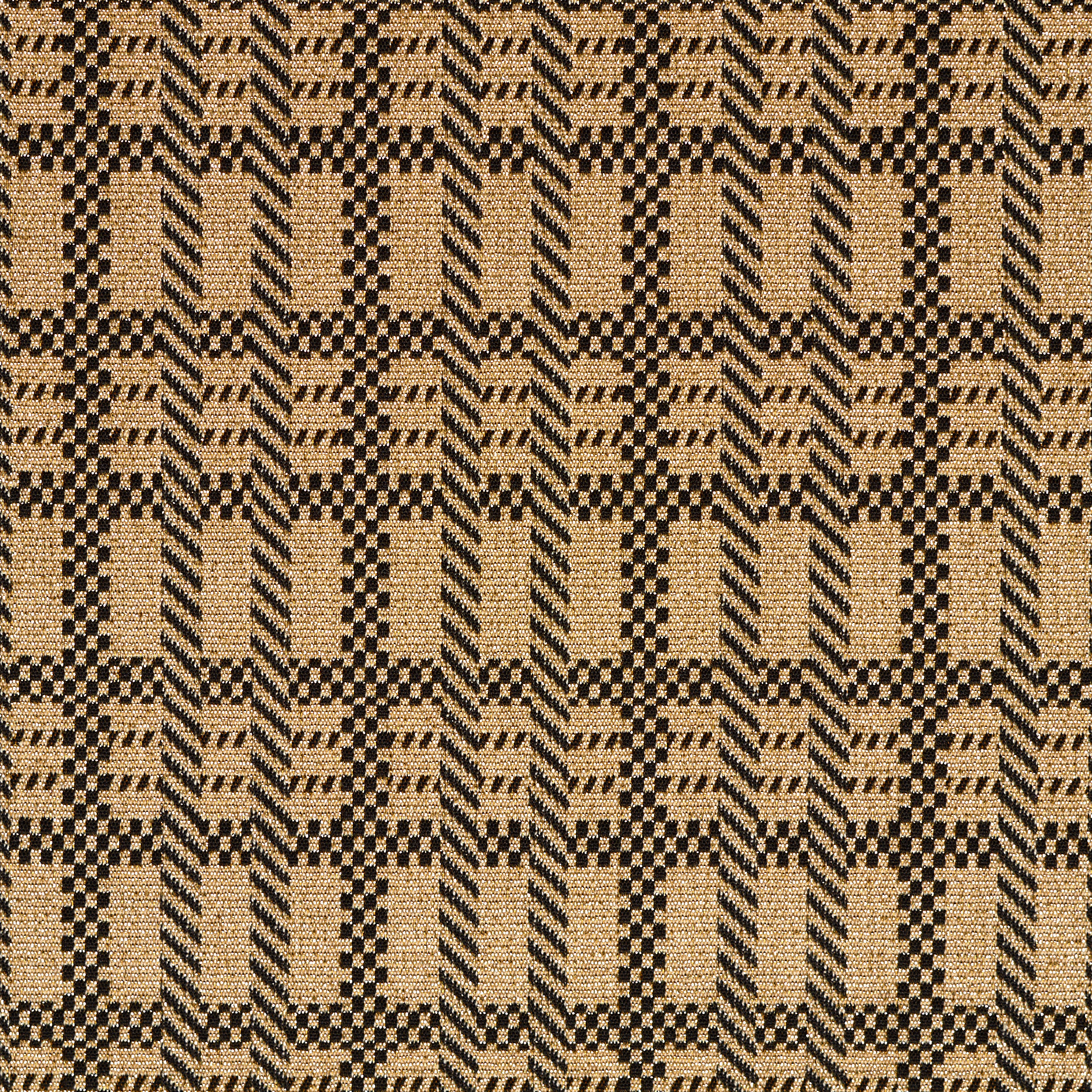 Jacquard, Algodón, Lúrex, Frosted Almond&Raven Black (P000003380) - Tejido