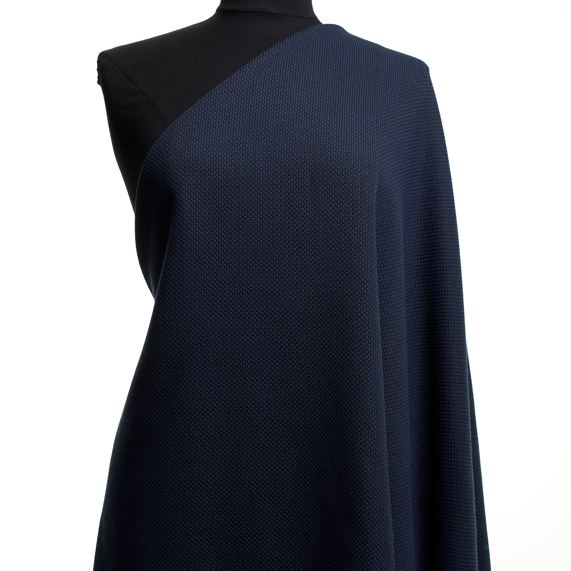 Jersey, Żakard, Micro Design, Blue Ice (F000044554) - Manekin