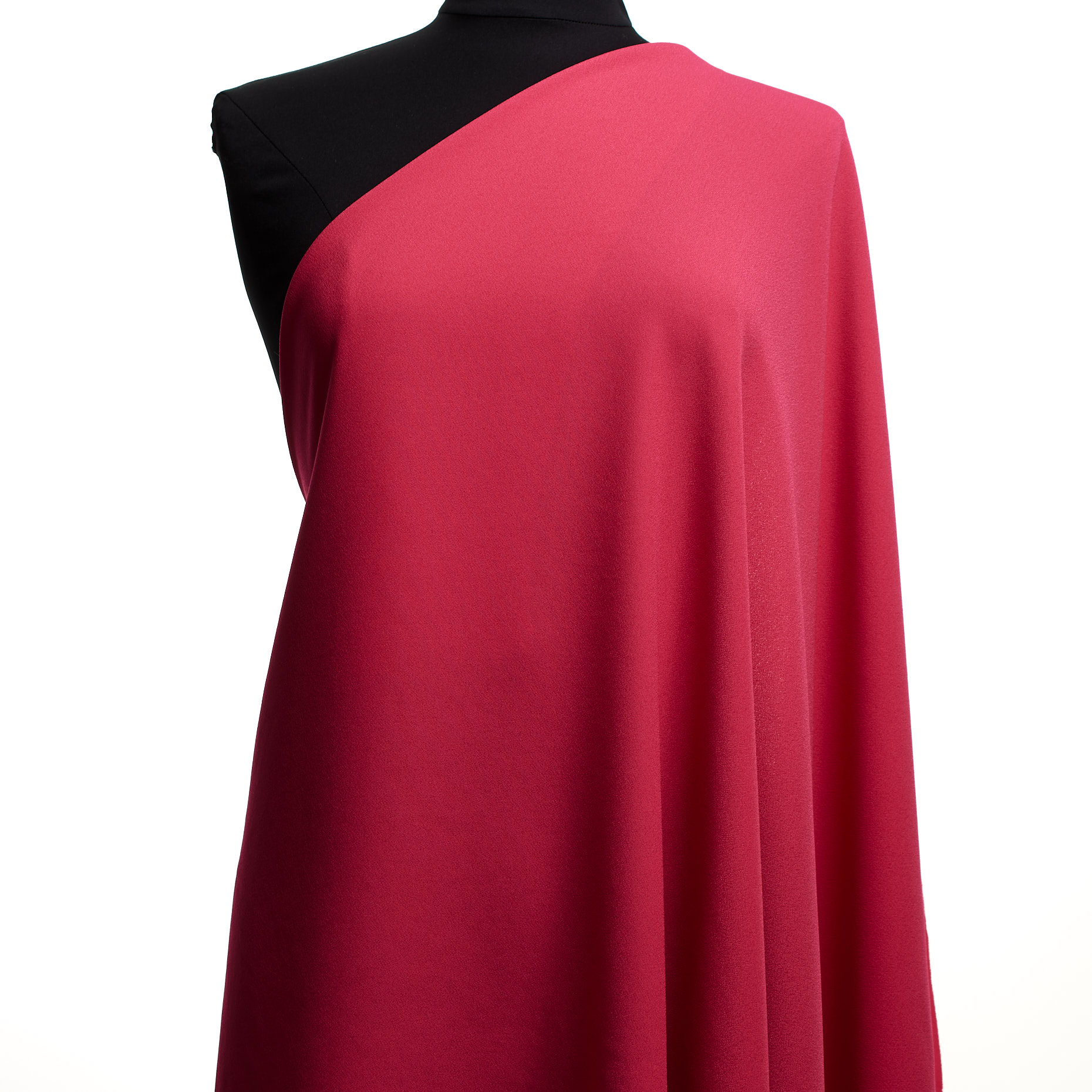 CRÊPE, SATIN, MAGENTA (F000043810) - Mannequin