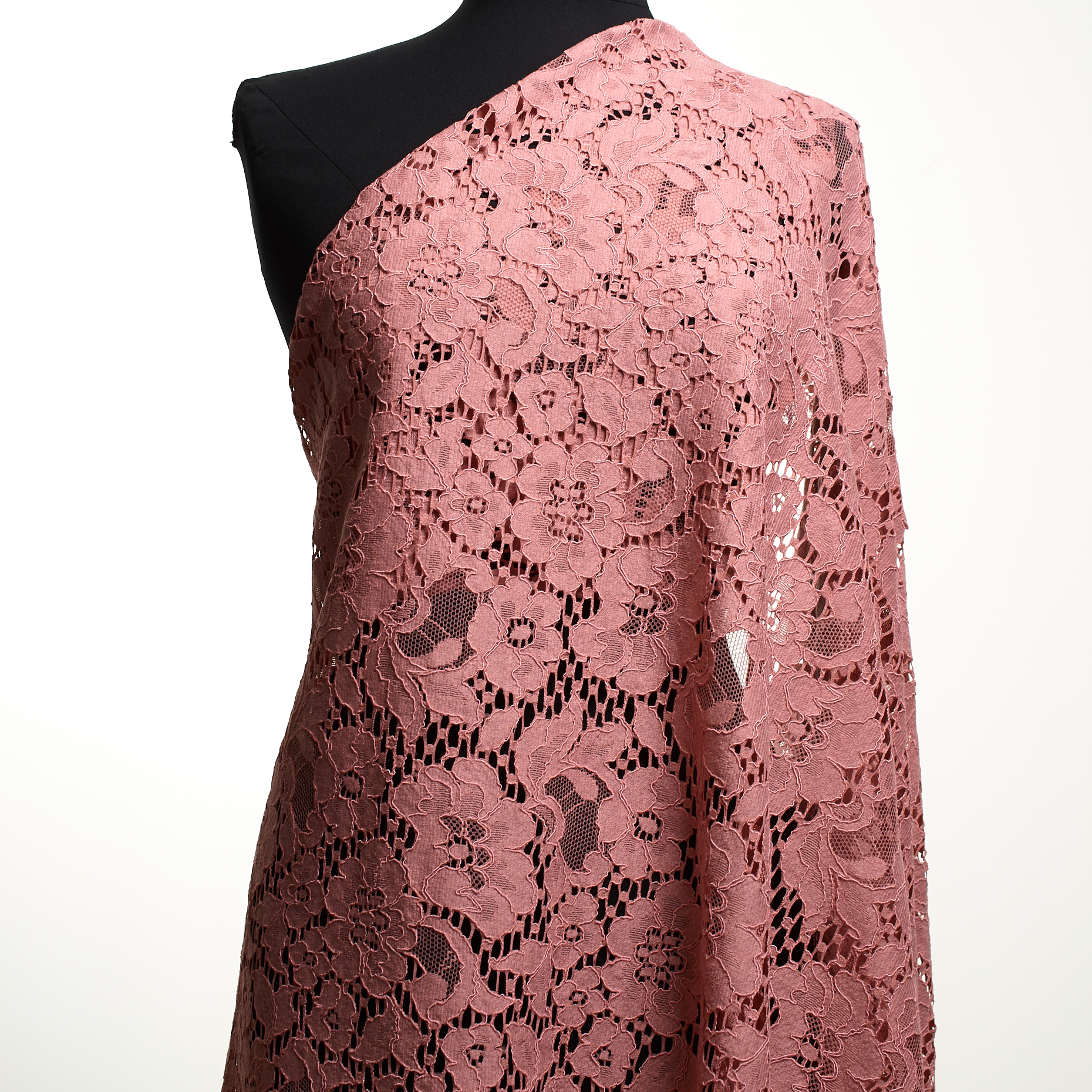 LACE, COTTON, FLORAL, CORAL CLOUD (F000033817) - Mannequin
