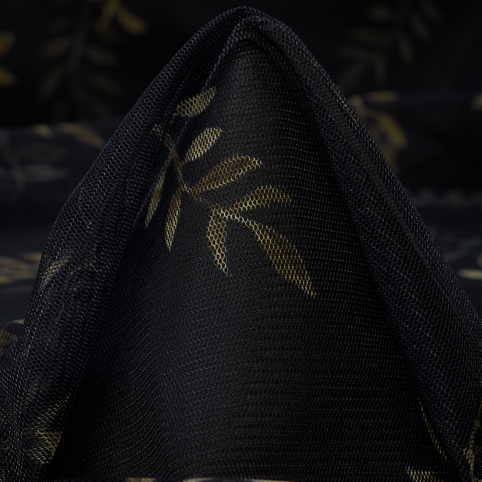 Tulle, Imprimé, Polar Night&Dusty Lime (F000043362)