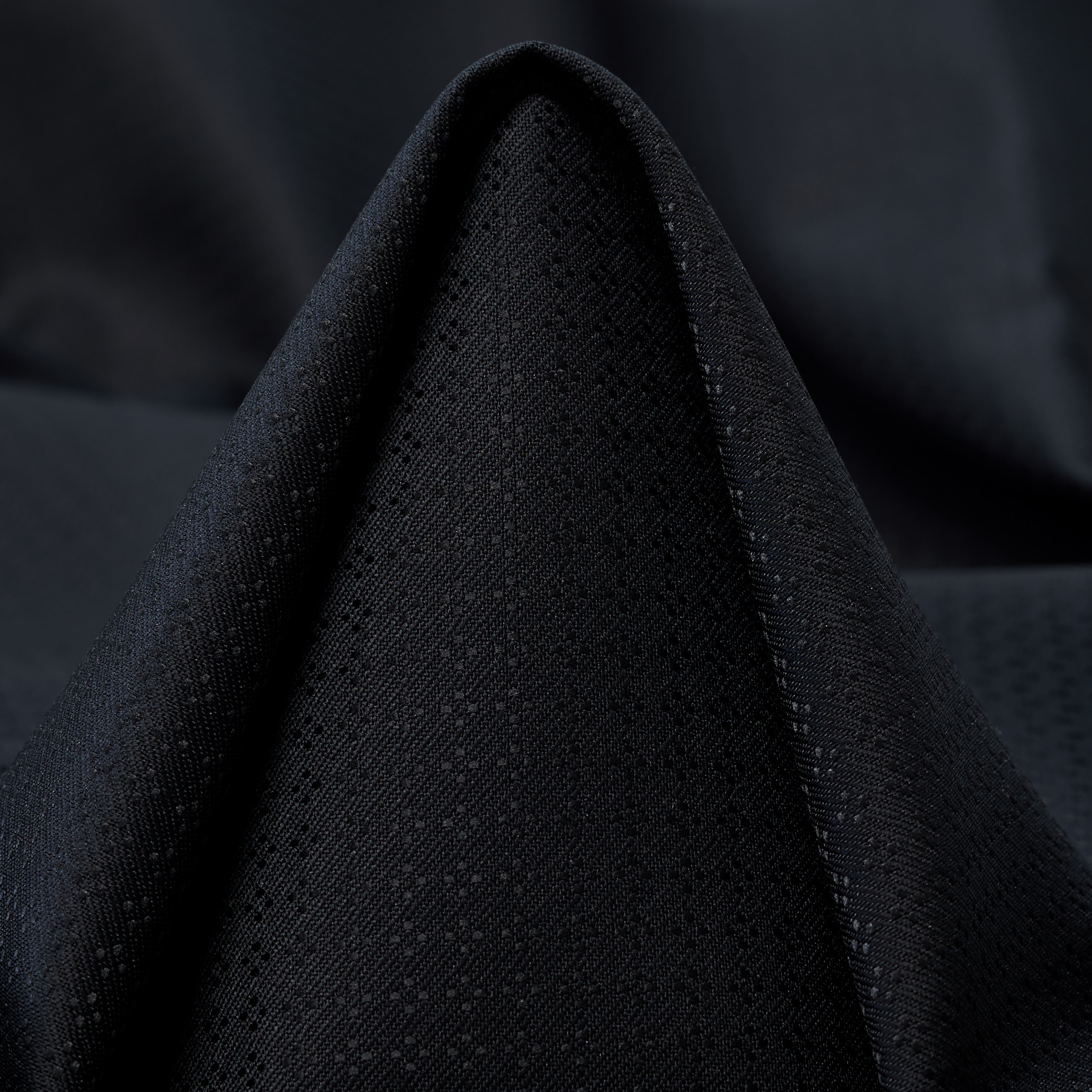 Виргинская шерсть, Мелкий рисунок, Jet Black (F000047304)