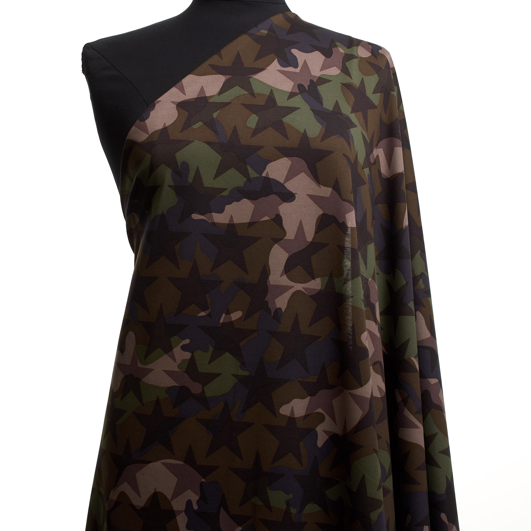 Single Jersey, Baumwolle, Camouflage (F000038197) - Schaufensterpuppe