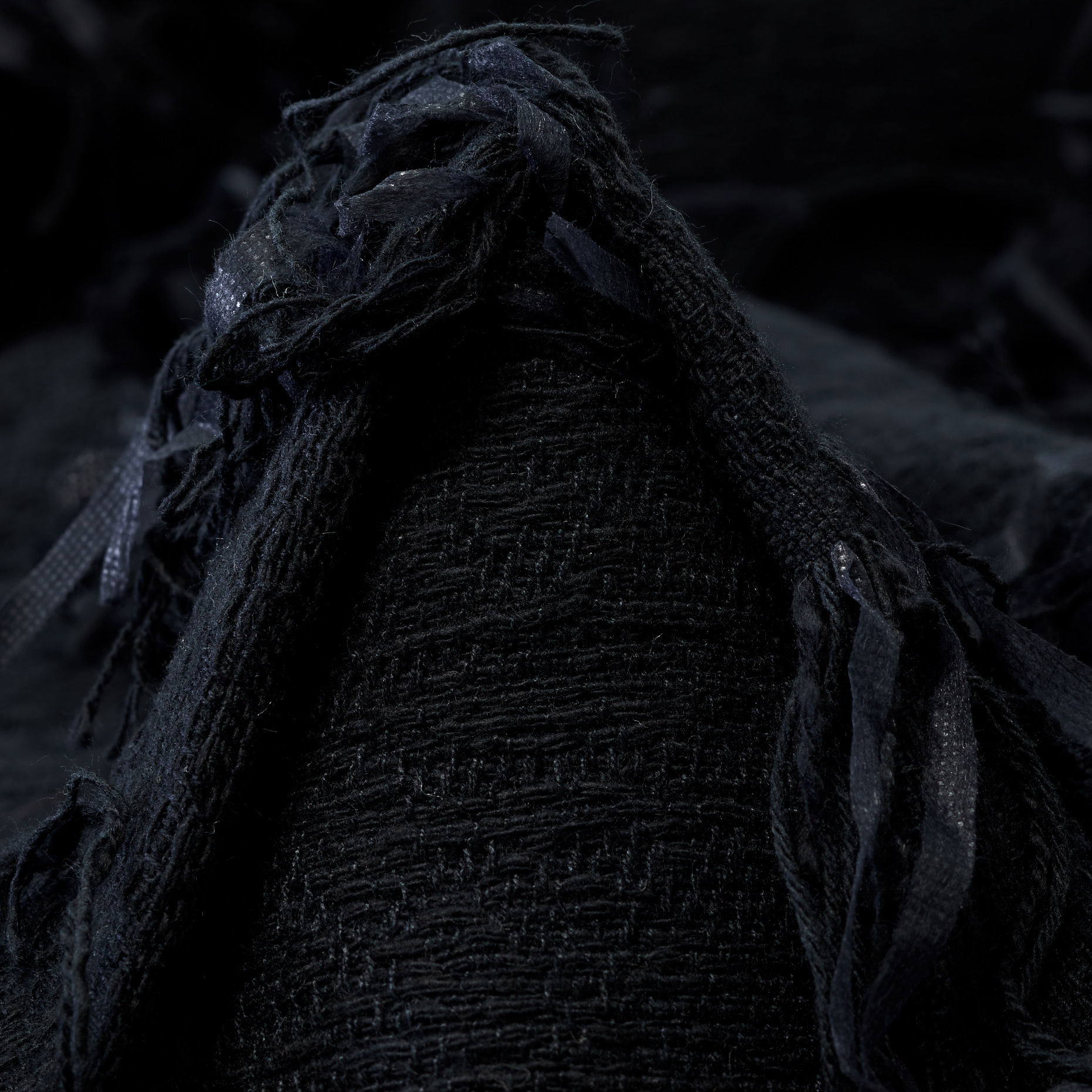 JACQUARD, COTTON, TONE ON TONE, JET BLACK (P000005360)