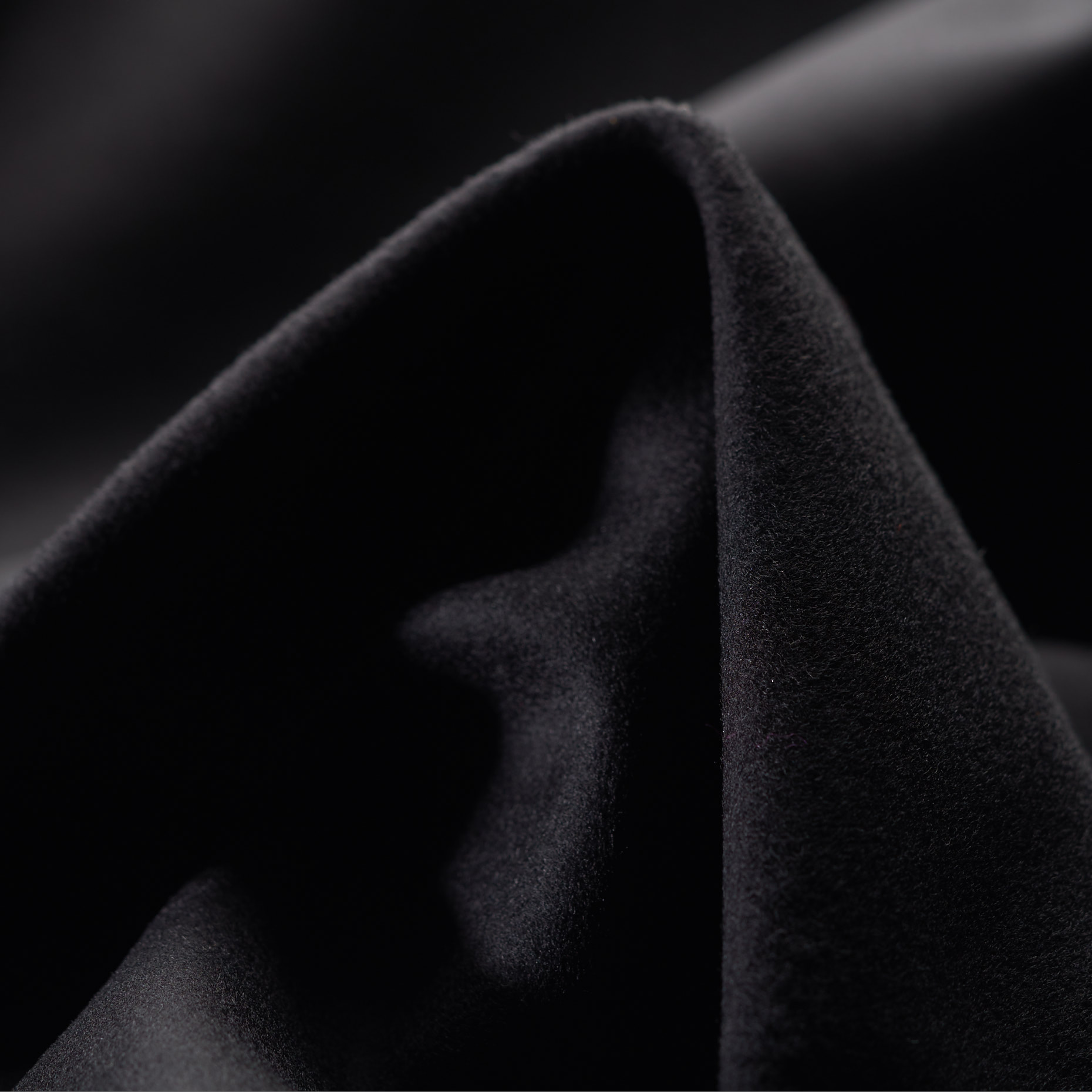 DRAP, VIRGIN WOOL, RAVEN BLACK (F000026013)