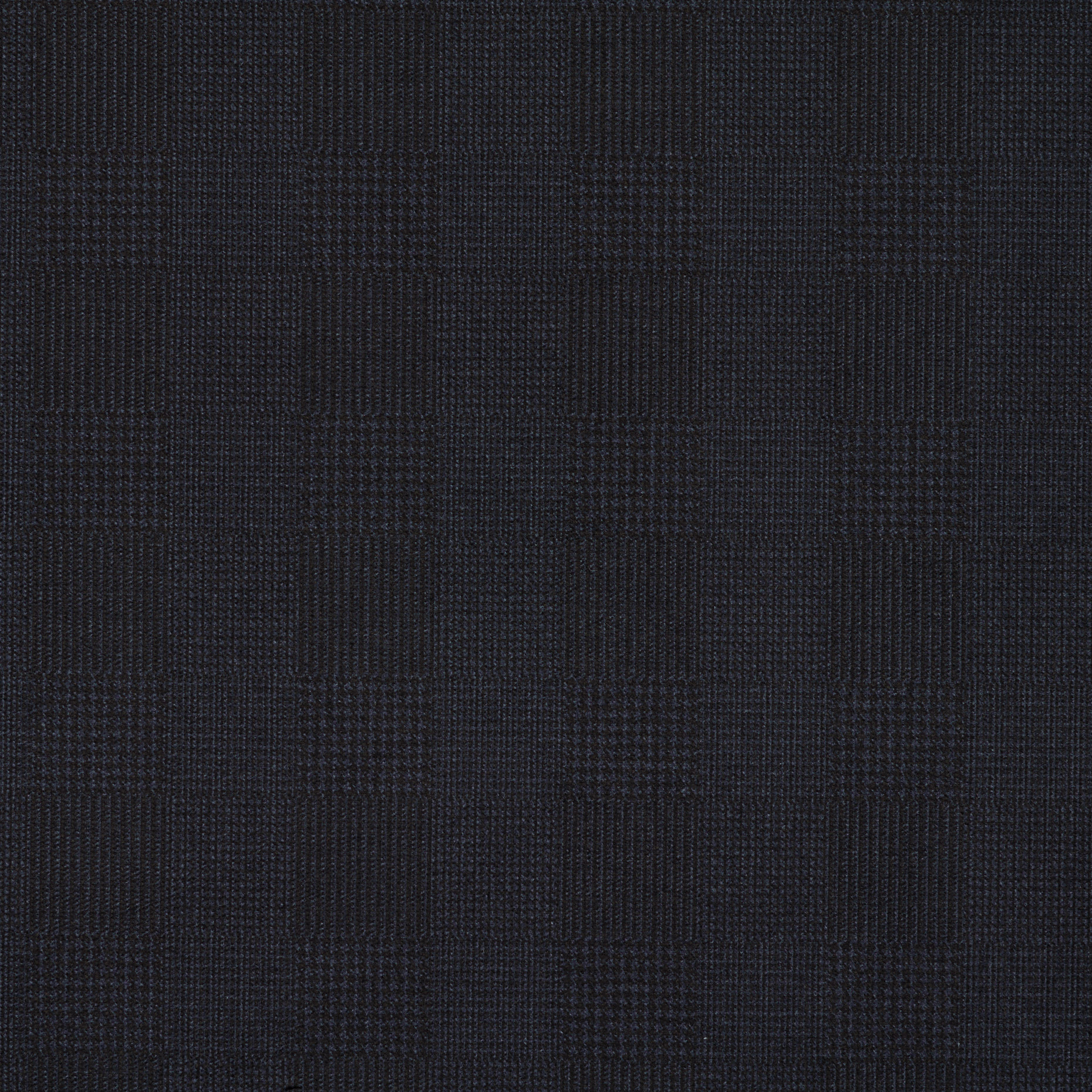 Bawełna, Kratka, Szczotkowany, India Ink (F000036081) - Tkana