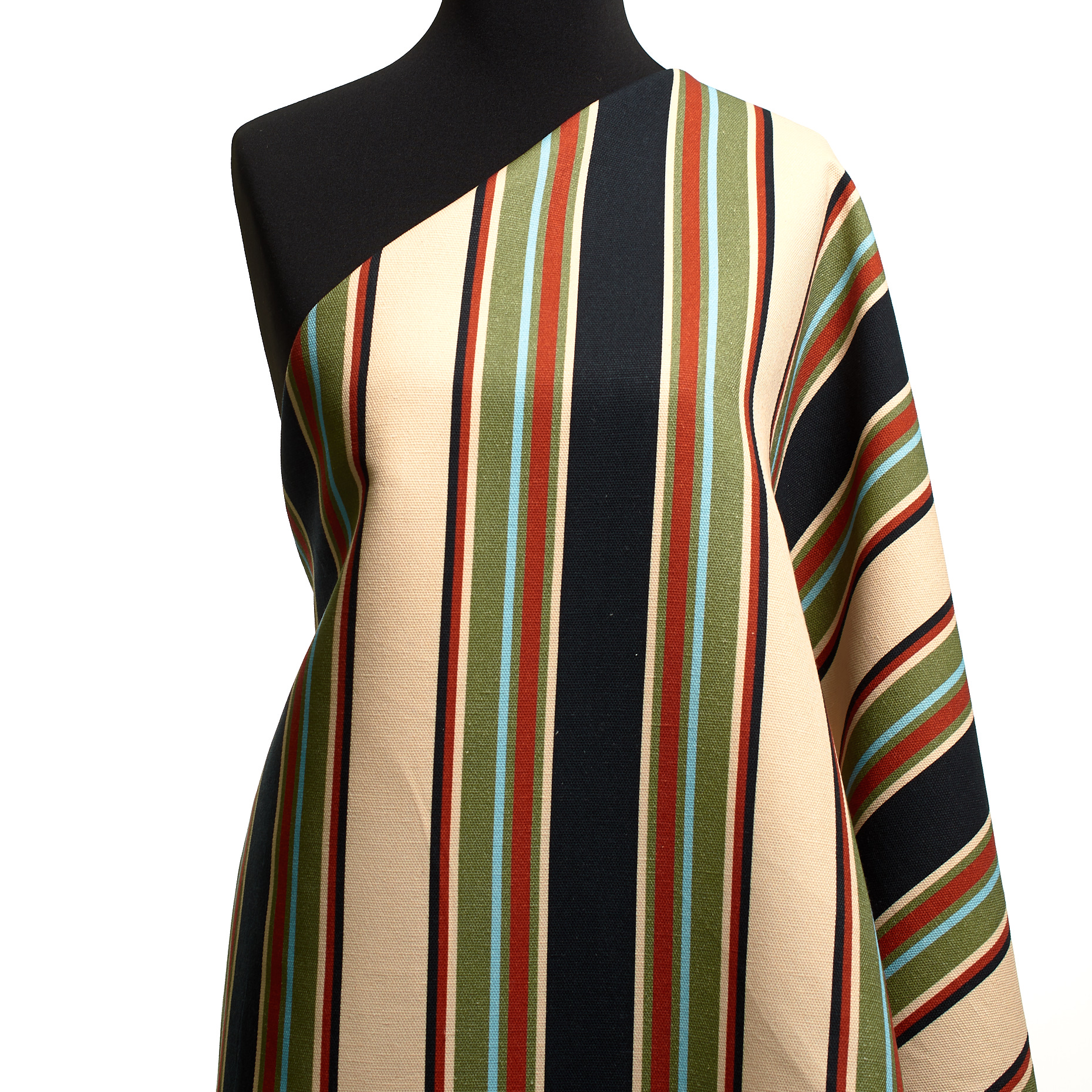 CANVAS, COTTON, LINEN, BLACK SAND&SUMMER FIG (T0000732) - Mannequin