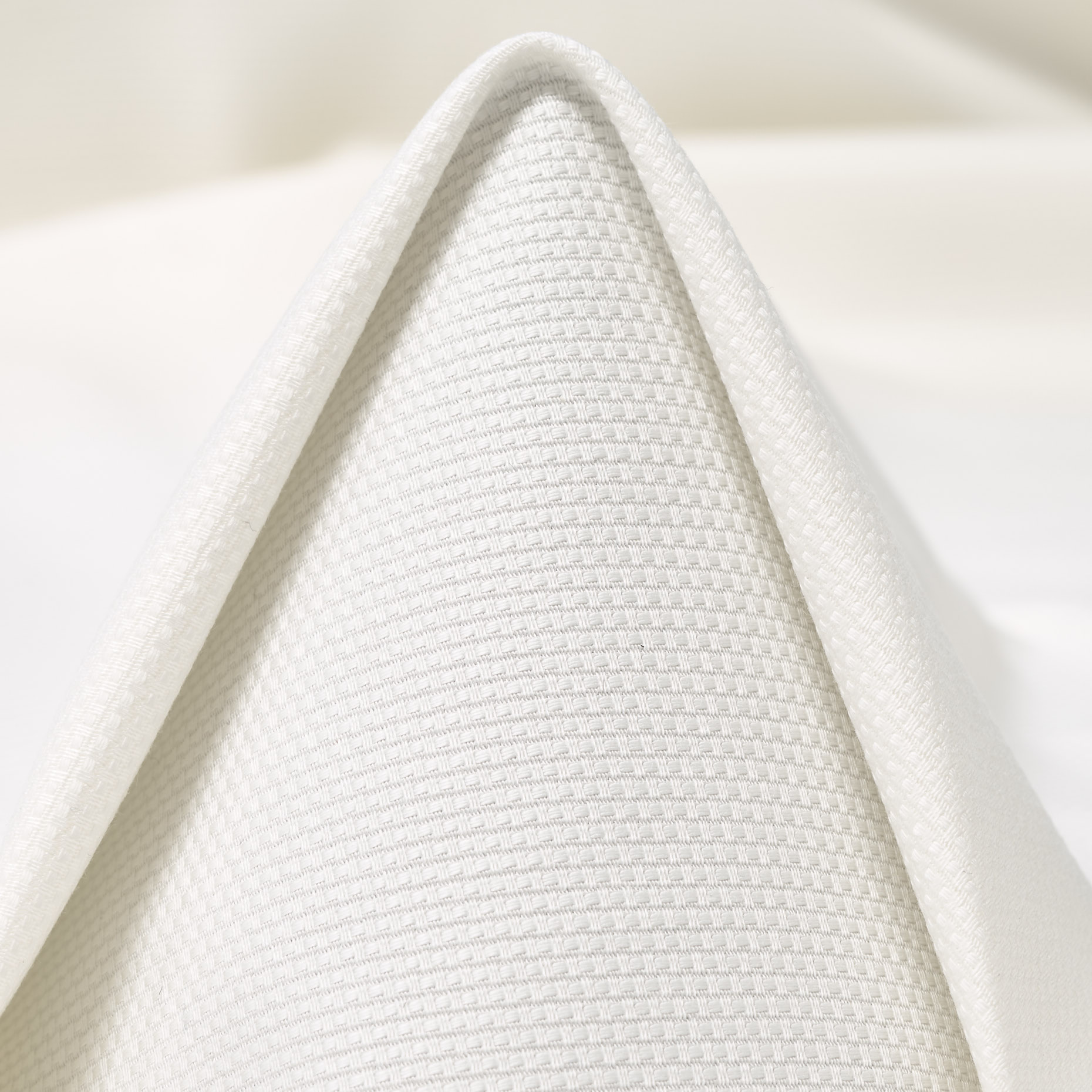 PIQUÉ, COTTON ELASTIC, LUCENT WHITE (F000044648)