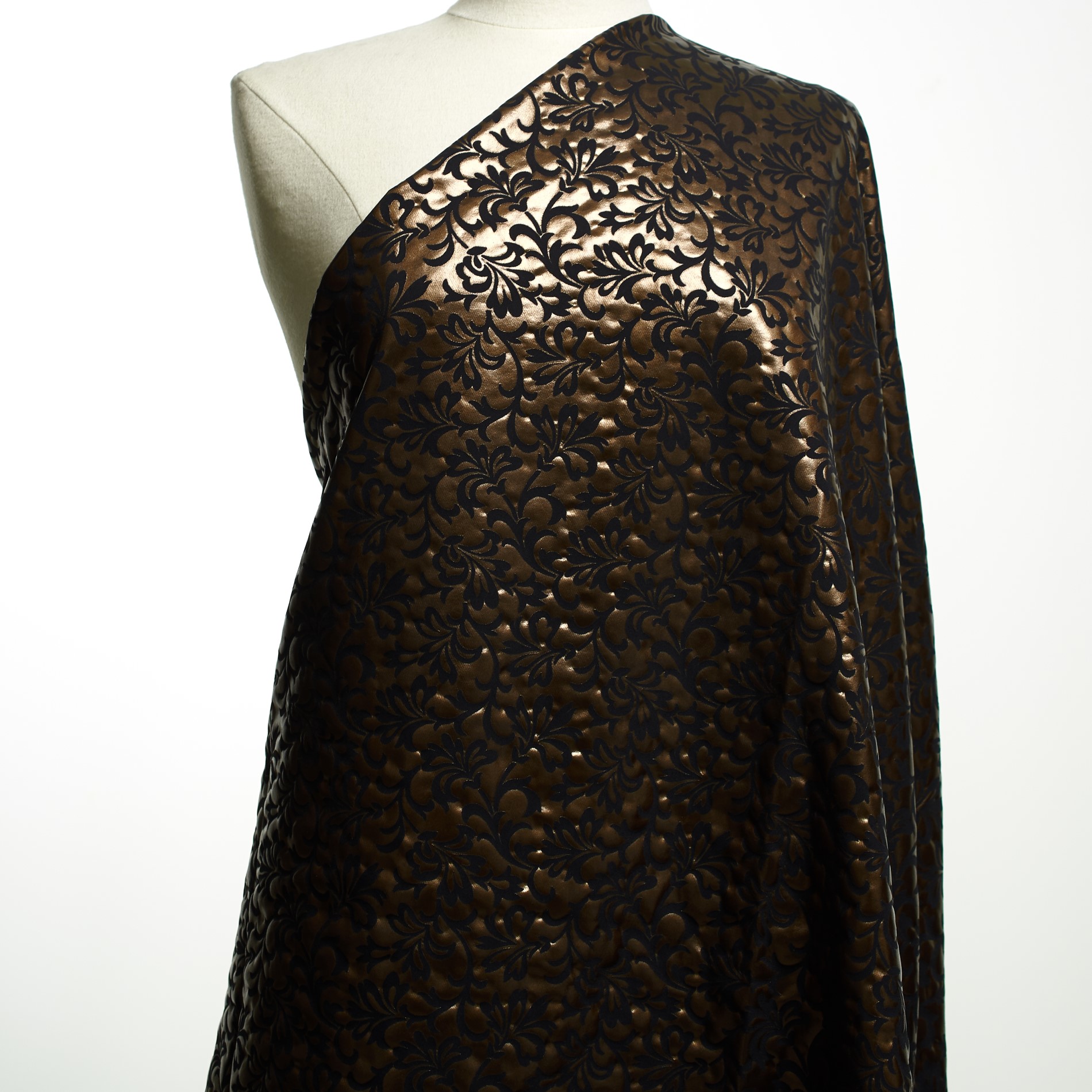 Techno Jersey, Luccicante, Alta Elasticità, Pale Gold (AQ000140) - Manichino