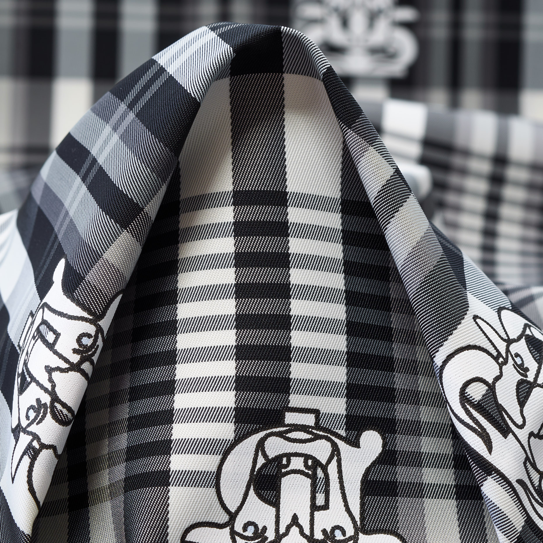 OUTDOOR, NYLON, CHECK, MOSS GRAY&RAVEN BLACK (F000043204)