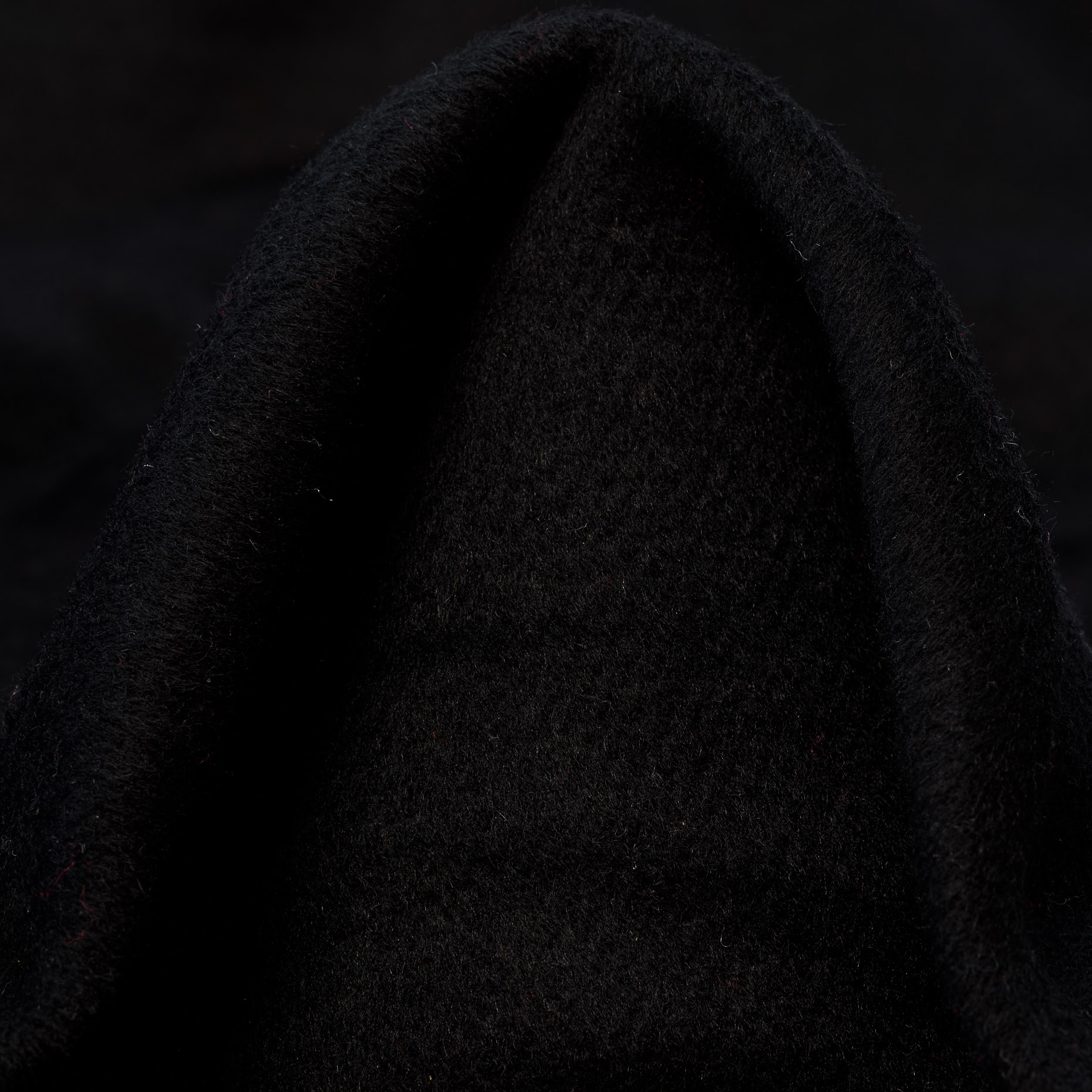 DOUBLE, WOOL BLEND, BONDED, RAVEN BLACK (F000036545)