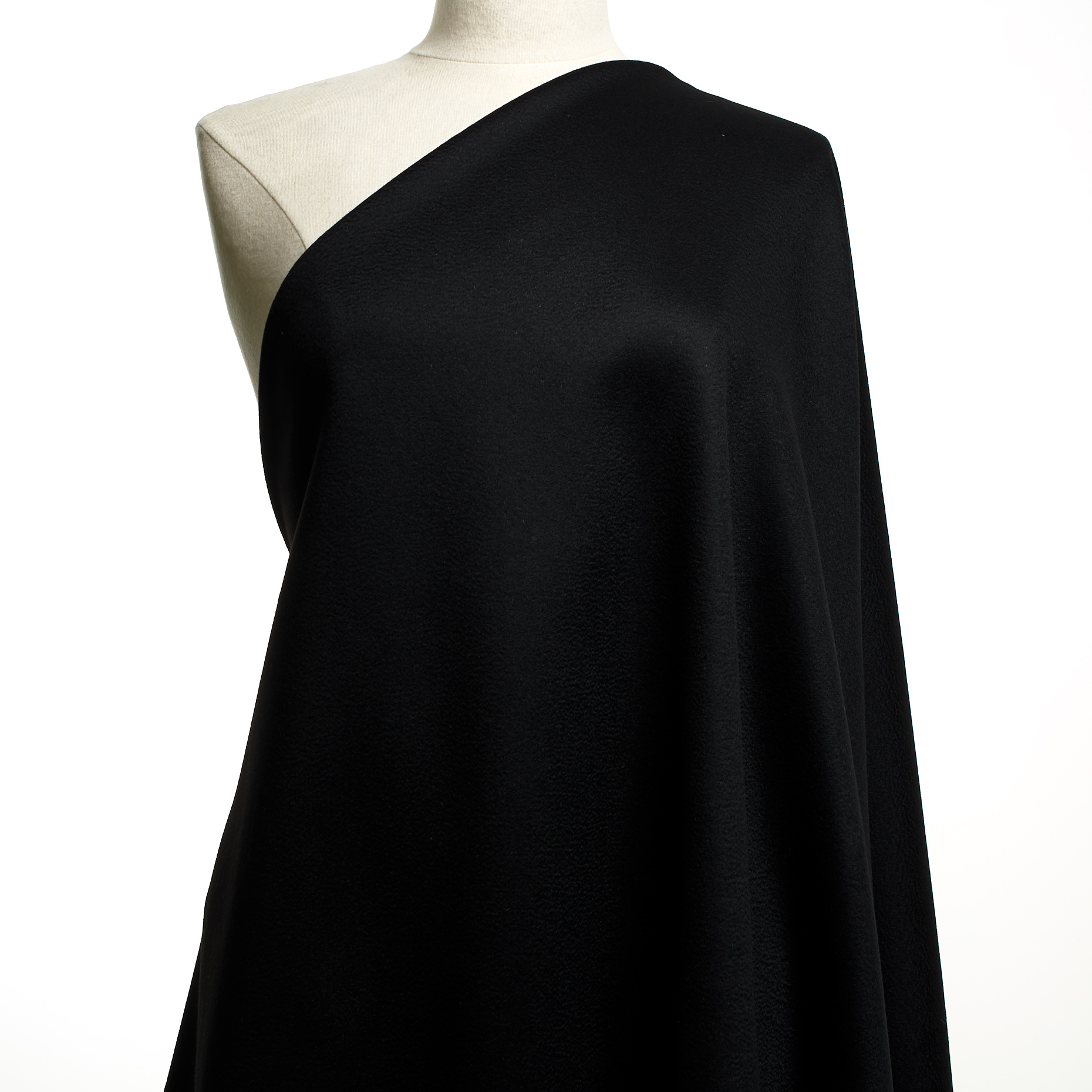 Wolltuch, Schurwolle, Raven Black (F000048278) - Schaufensterpuppe