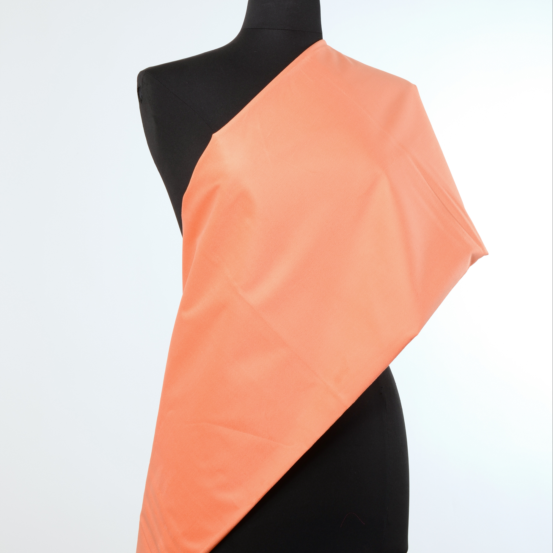 PIQUÉ, COTTON, ELASTIC, BURNT CORAL (F000004865) - Mannequin