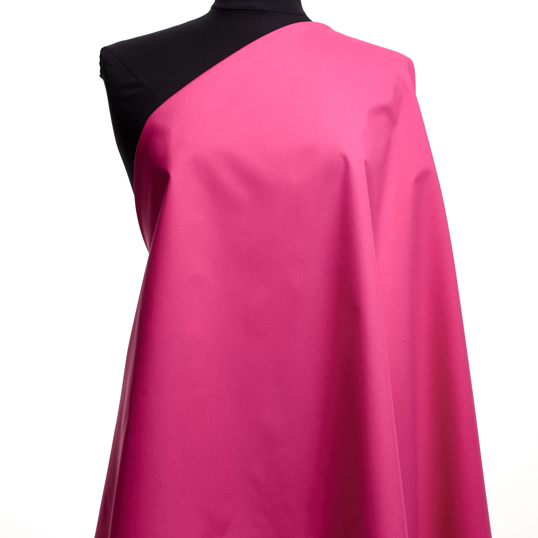 POPLIN, COTTON, SILK, MAGENTA (T0000557) - Mannequin