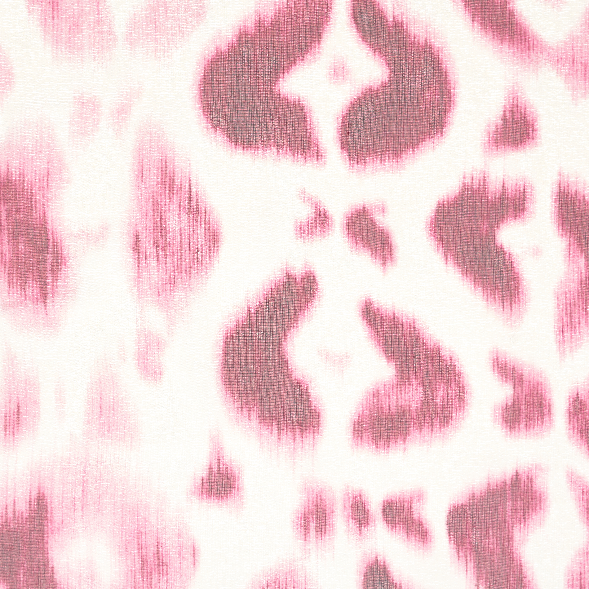 Soie, Mousseline, Imprimé, Cherry Blossom (F000031811) - Tissage