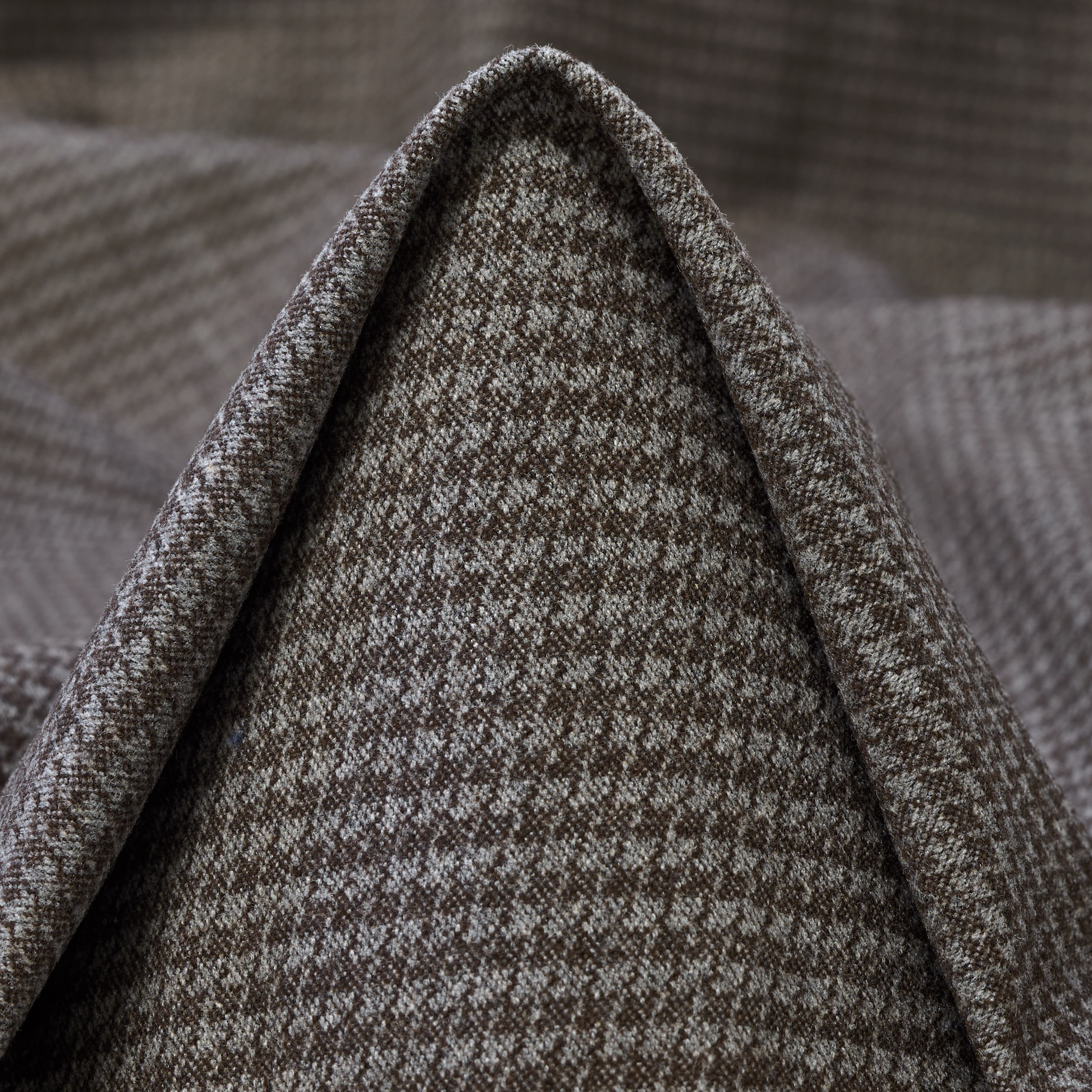 COTTON BLEND, MICRO DESIGN, ELASTIC, FRENCH ROAST (F000045203)