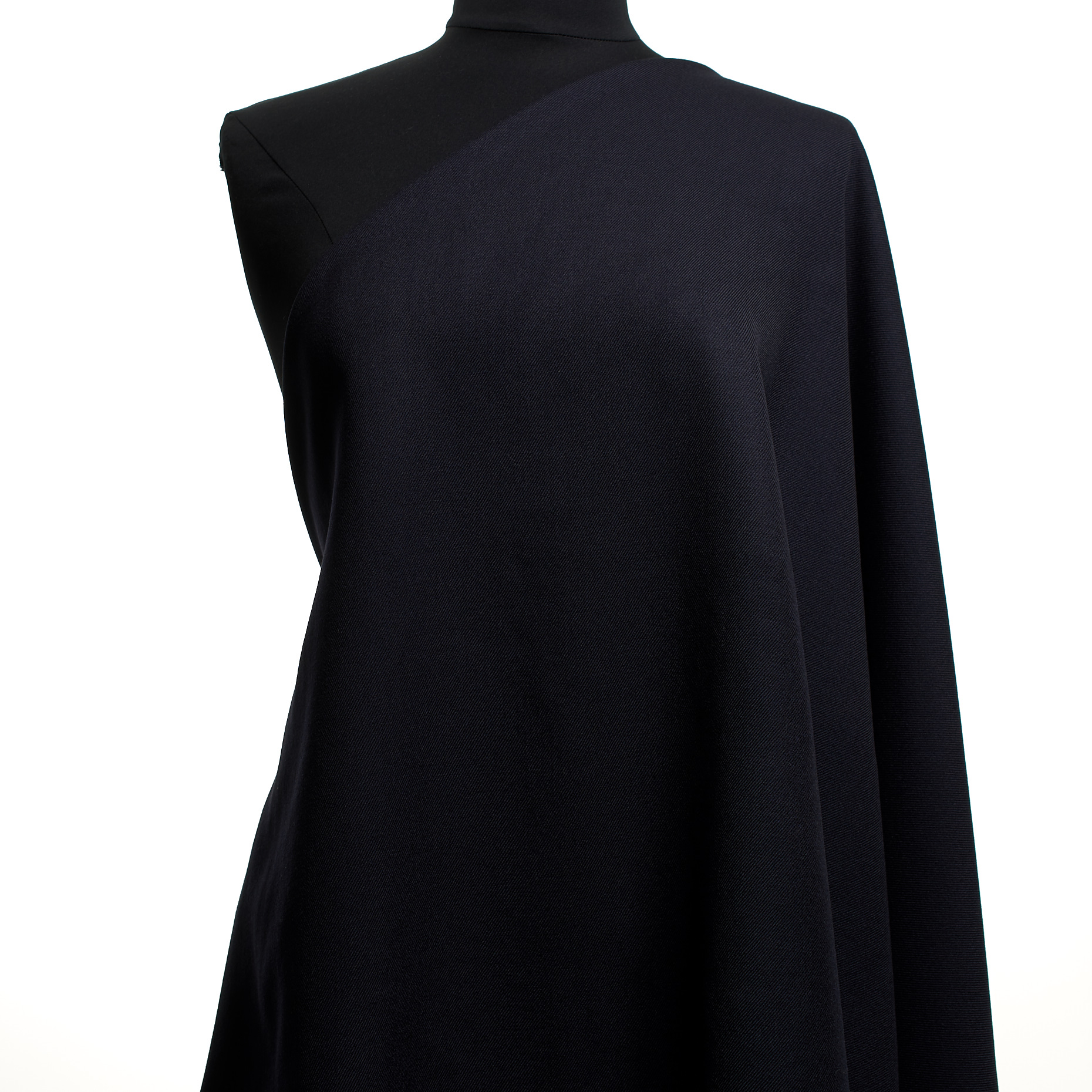 TWILL, VIRGIN WOOL, JET BLACK (F000047797) - Mannequin