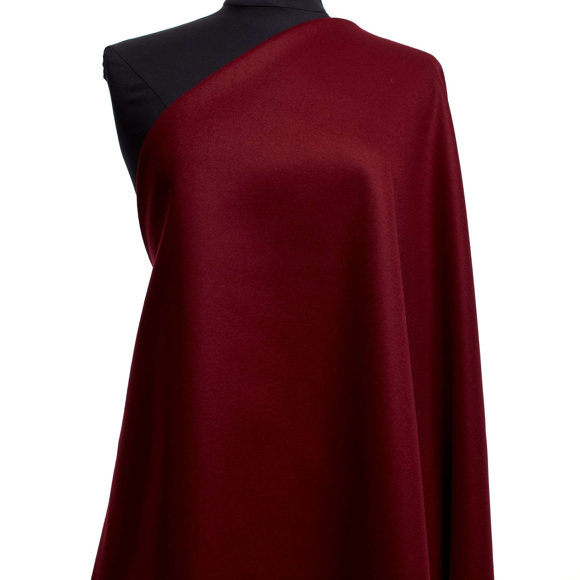 Flanela, Wełna dziewicza, Kaszmir, Merlot (F000042269) - Manekin