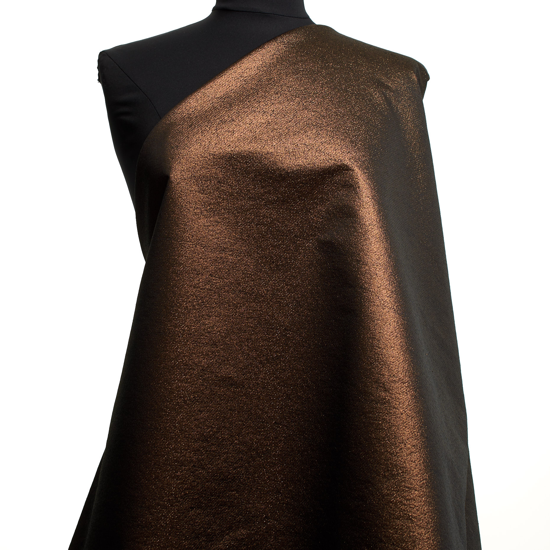 JACQUARD, LUREX, COTTON BLEND, COPPER&RAVEN BLACK (P000003220) - Mannequin