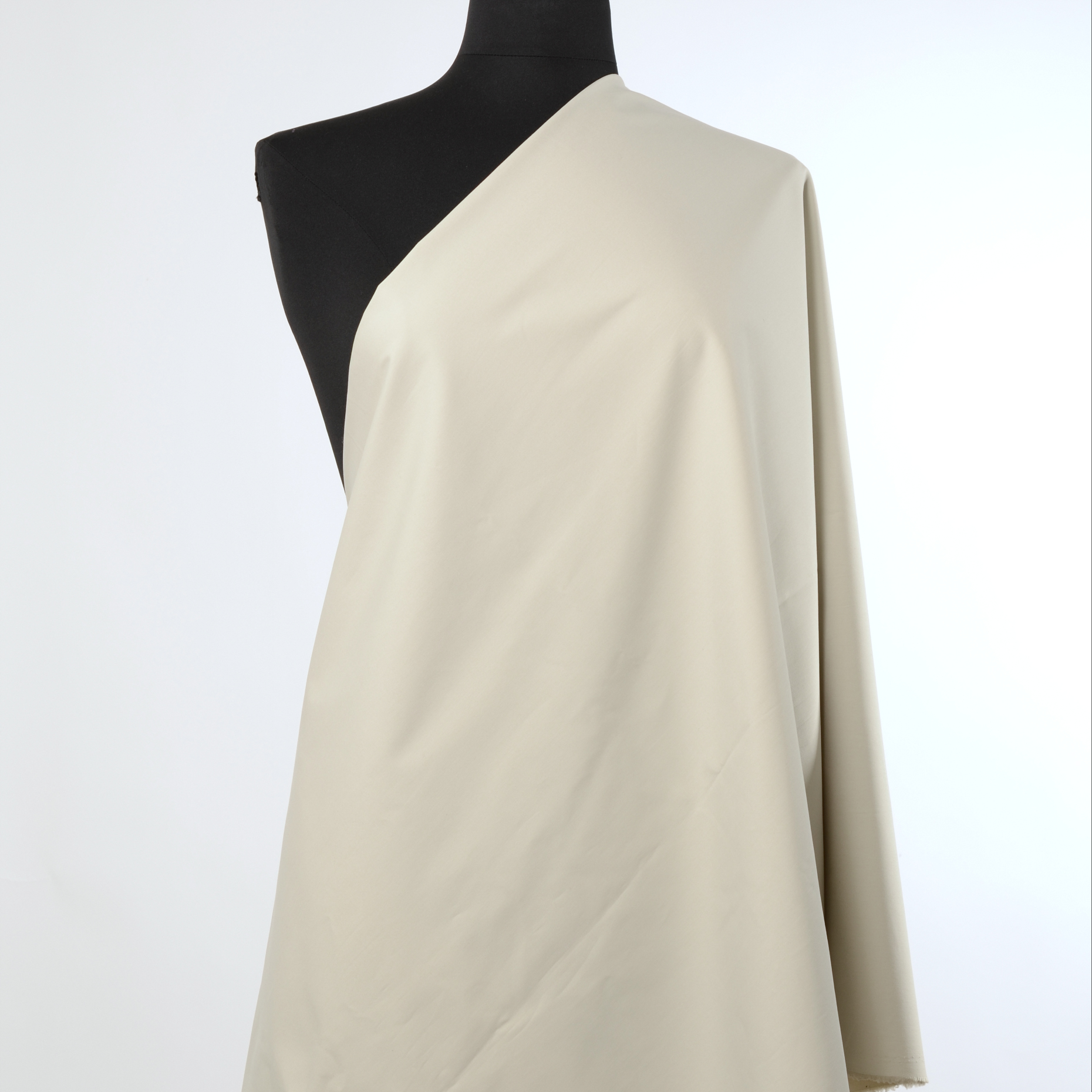 Popeline, Baumwolle, Brushed, White Onyx (F000016461) - Schaufensterpuppe