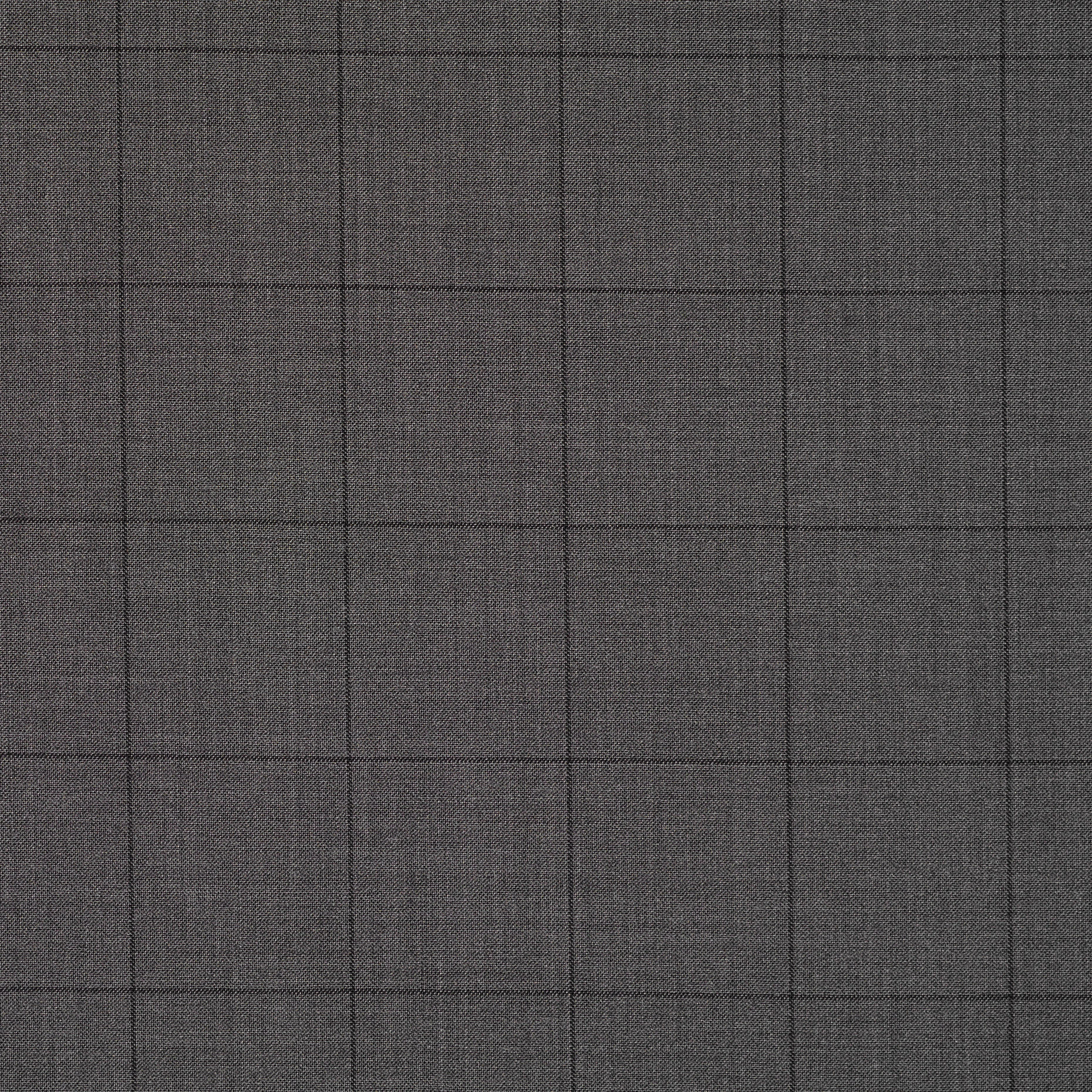 Lekka wełna, Stretch, Ramy, Asphalt (F000038294) - Tkana